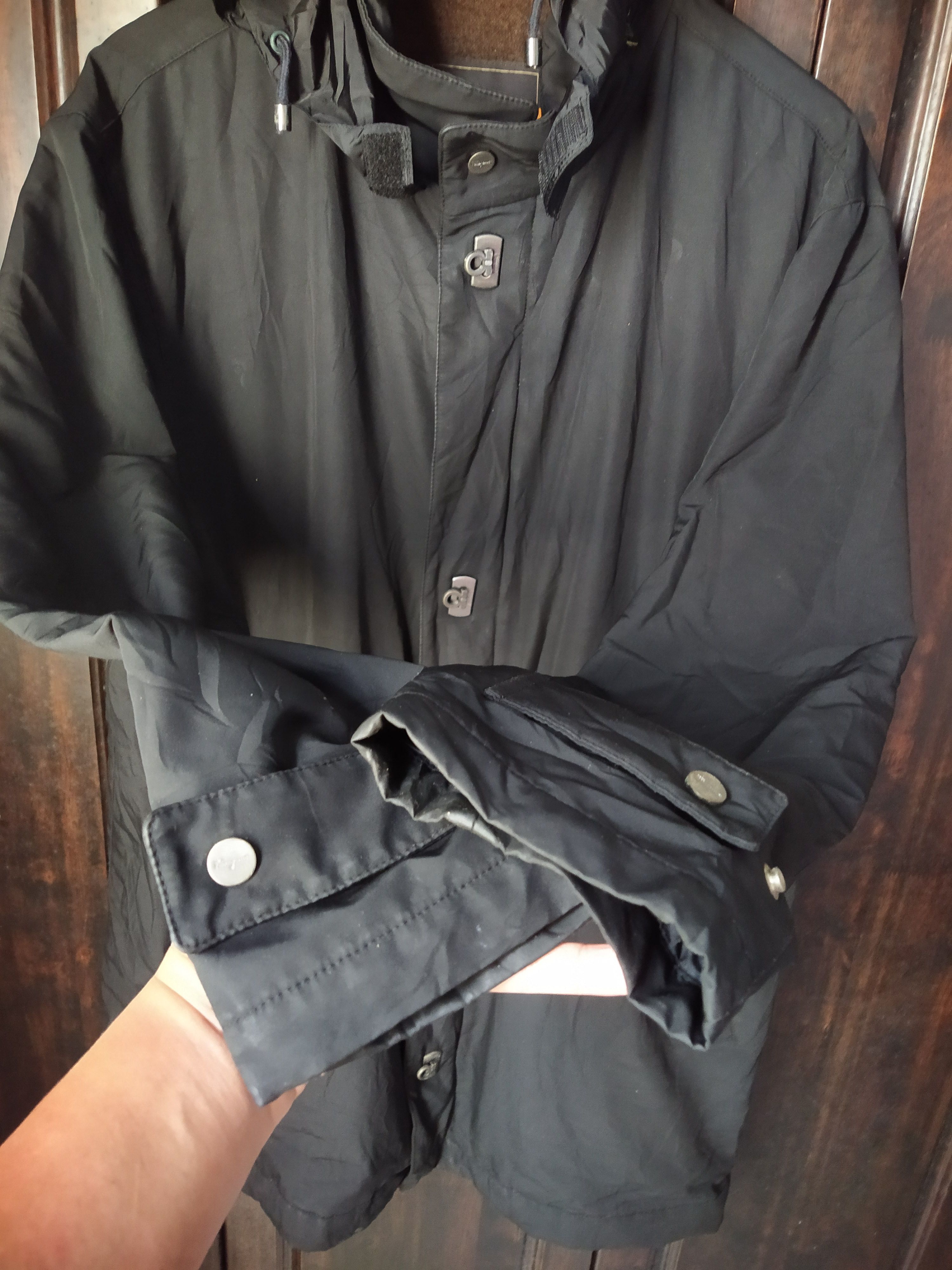 Salvatore Ferragamo Salvatore Ferragamo Wool Hooded Sticky Parka Size US XL / EU 56 / 4 - 4 Thumbnail