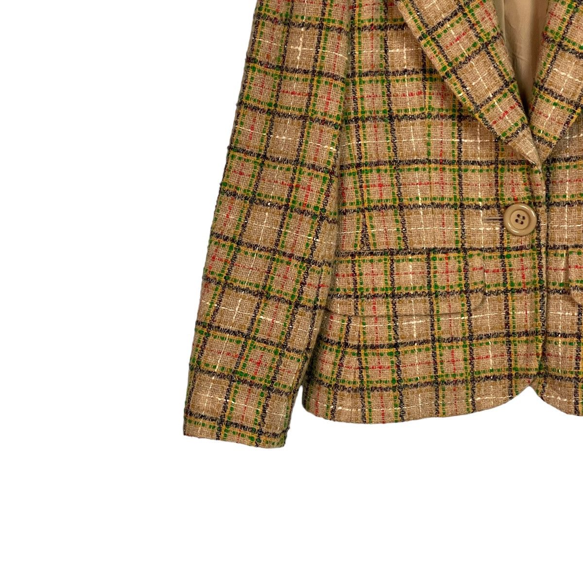 Yves Saint Laurent Yves Saint Laurent Tweed Blazer Size XS / US 0-2 / IT 36-38 - 2 Thumbnail