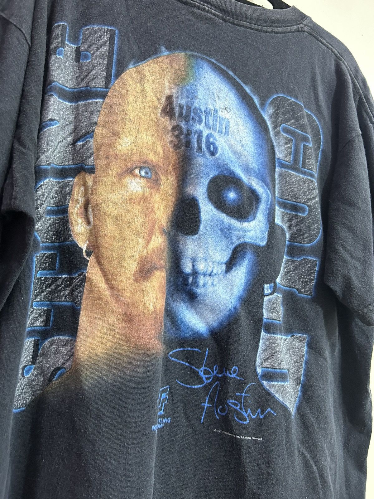 Vintage × WWE × WWF Tee Stone Cold vintage 90’s Size US L / EU 52-54 / 3 - 4 Thumbnail