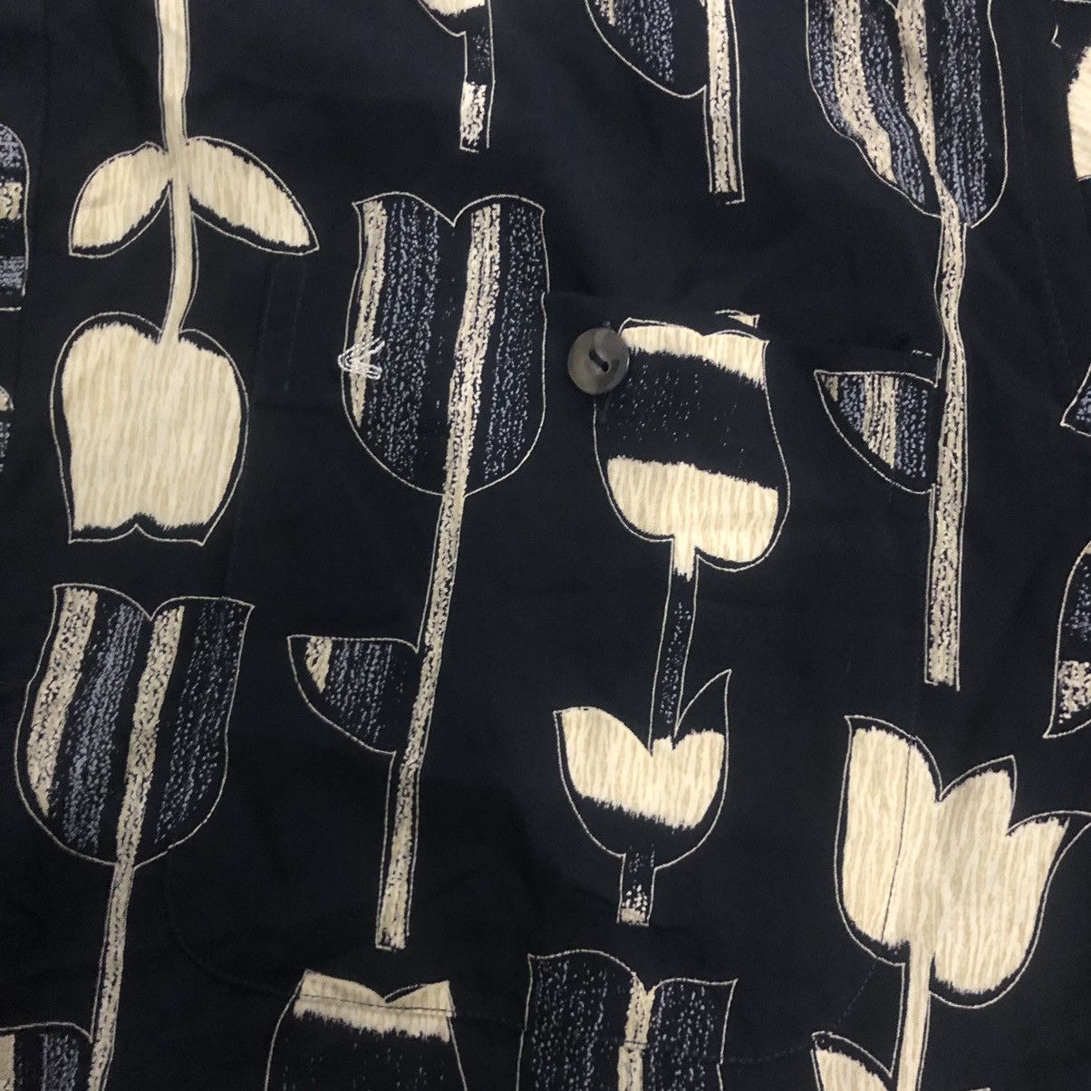 Designer × Vintage Vintage caserini italy rayon button tshirt Size US M / EU 48-50 / 2 - 6 Thumbnail