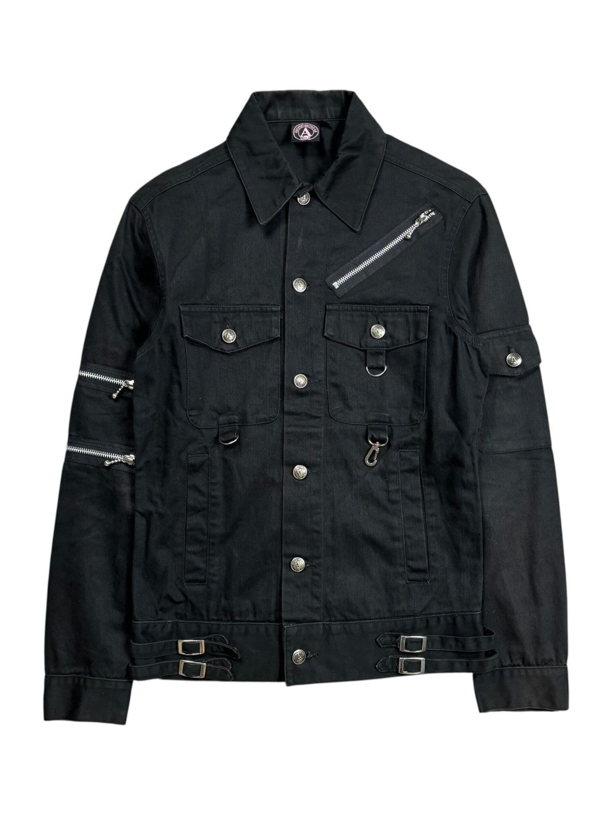 Hysteric Glamour 2000s Keystation - Vkei Style Multizip Jacket Size US M / EU 48-50 / 2 - 1 Thumbnail