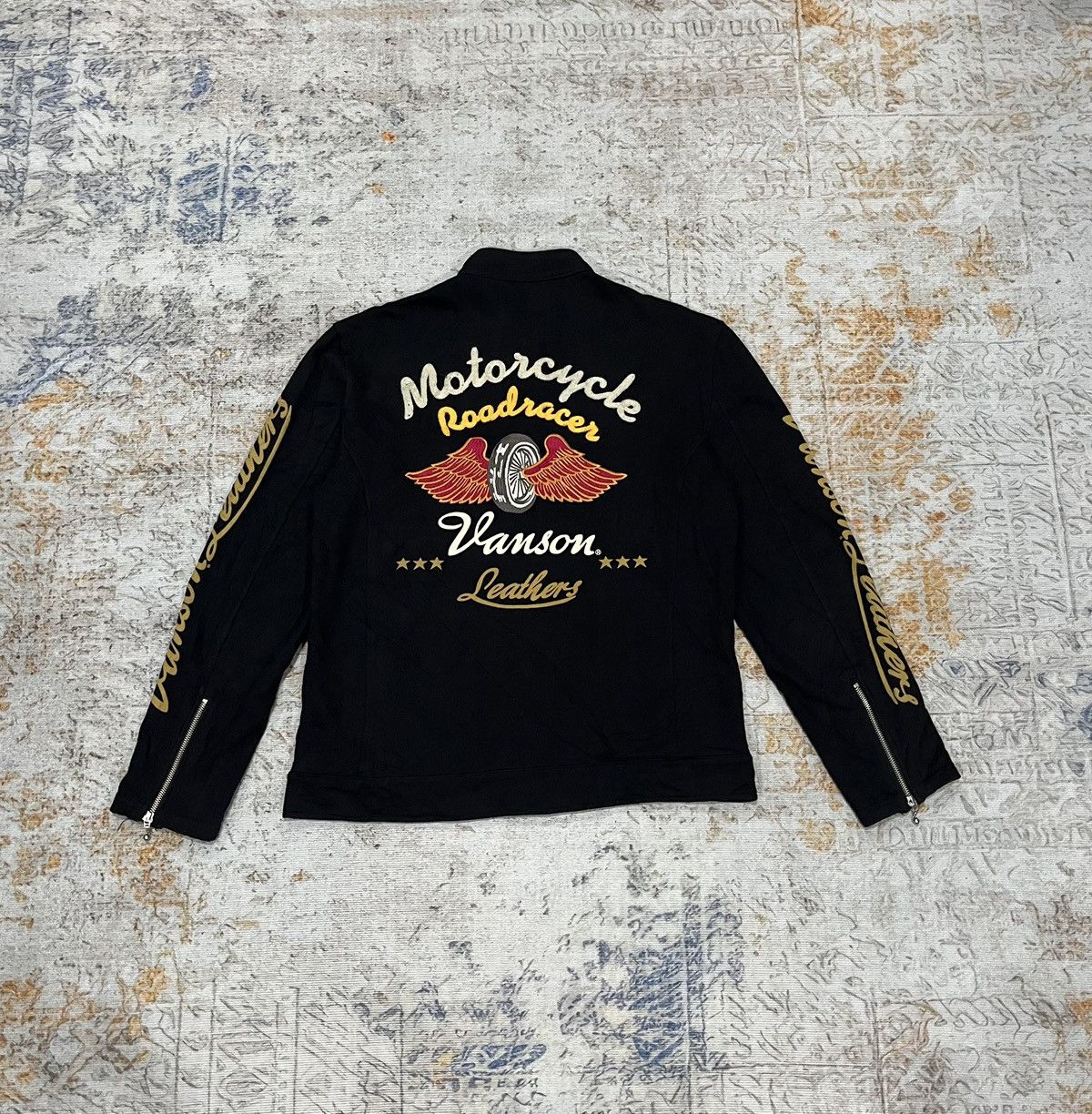 Vanson Leathers Vanson Leathers Motorcycle Rider Cotton Jacket Size US XL / EU 56 / 4 - 1 Thumbnail