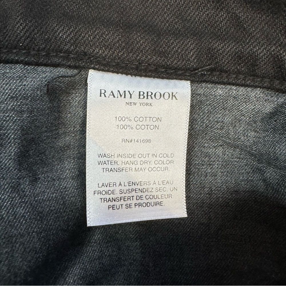 Ramy Brook NWT New $195 Ramy Brook Christa Fray Hem Boyfriend Denim Sh Size 26" / US 2 / IT 38 - 8 Thumbnail