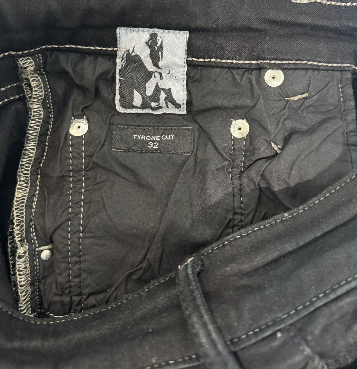 Rick Owens Drkshdw Rick Owens DRKSHDW Tyrone cut jeans Size US 32 / EU 48 - 3 Thumbnail