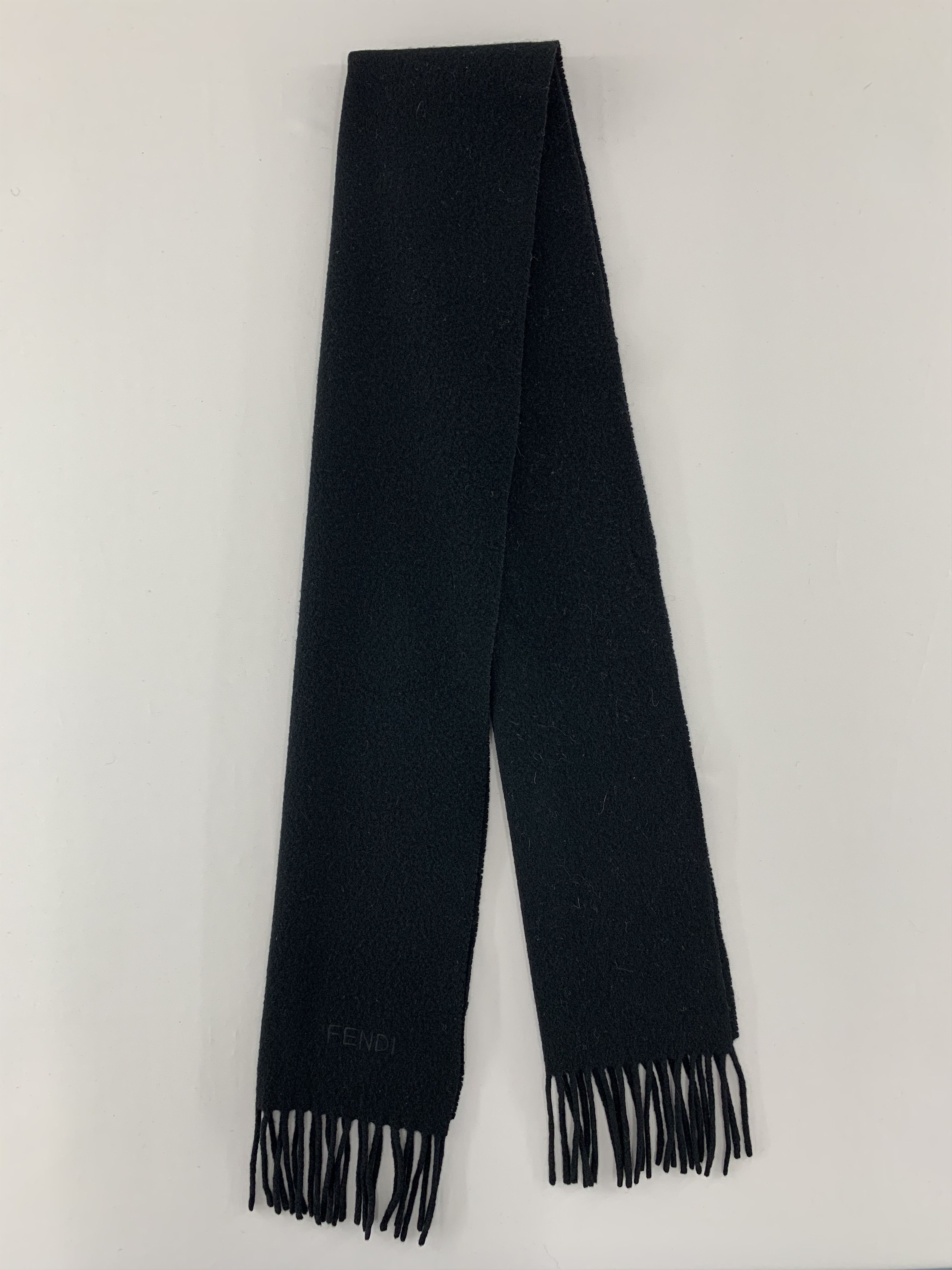 Fendi Fendi Scarf Wool Muffler Neck Wrap BL5124 Size ONE SIZE - 1 Thumbnail