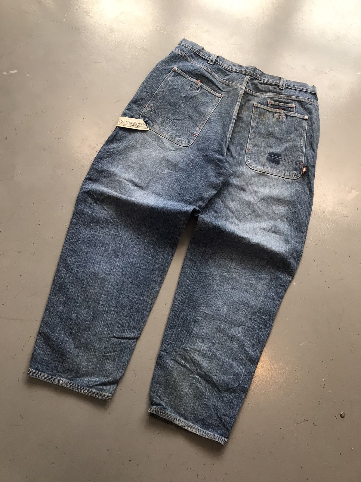 Ecko Unltd. × Vintage Vintage Ecko UNLTD baggy fit big pockets cargodenim Size US 41 - 9 Thumbnail