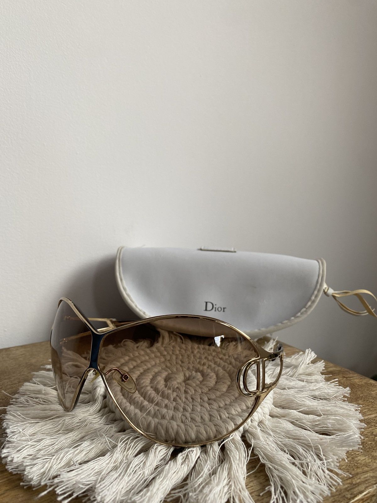 Christian Dior DIORISSIMO 1 oversized logo sunglasses drip