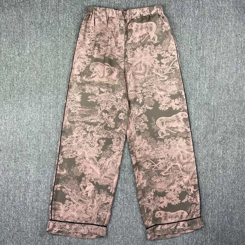 Dior Dior Pink Silk Casual Pants 0089 Size 23" - 1 Thumbnail