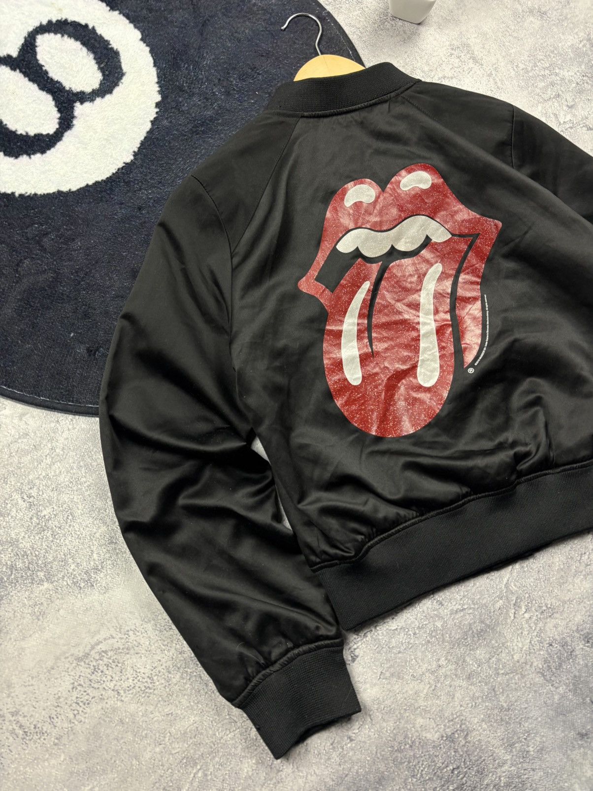 The Rolling Stones THE ROLLING STONES Hype Big Logo Bomber Jacket Streetwear Size S / US 4 / IT 40 - 3 Thumbnail
