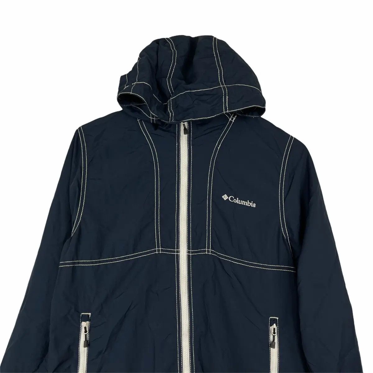 Columbia Vintage COLUMBIA BLUE Sweater Zip Surfing Hoodie Jacket Size US S / EU 44-46 / 1 - 2 Thumbnail