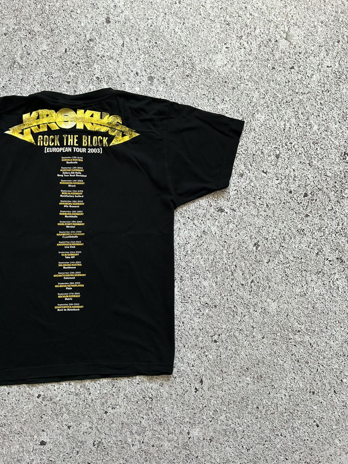 Band Tees × Vintage Vintage Krokus Rock The Block European Tour 2003 T-Shirt Size US M / EU 48-50 / 2 - 6 Thumbnail