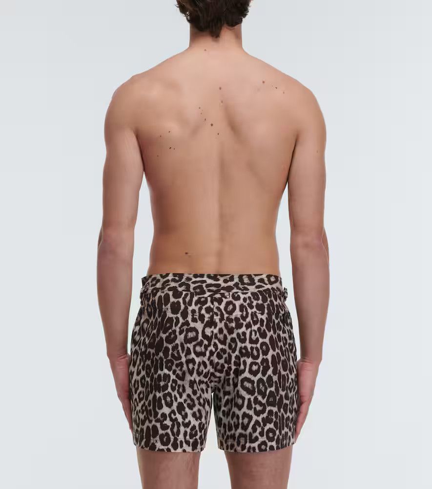 Tom Ford o1w1db10225 BSS001 Swimsuit in Leopard Size US 38 / EU 54 - 4 Thumbnail