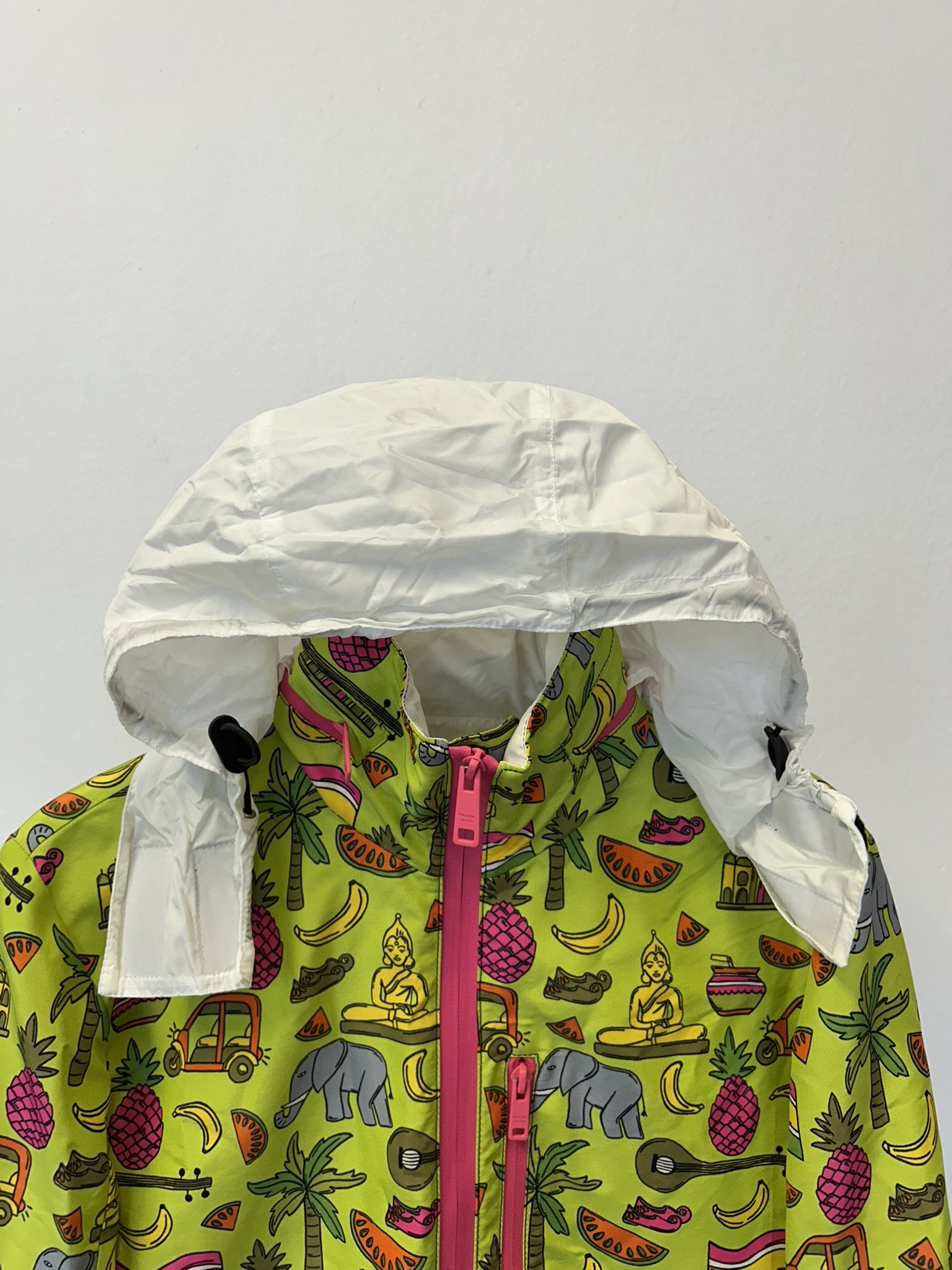 Prada SS2017 runway prada taffeta print silk jacket Size XS / US 0-2 / IT 36-38 - 4 Thumbnail