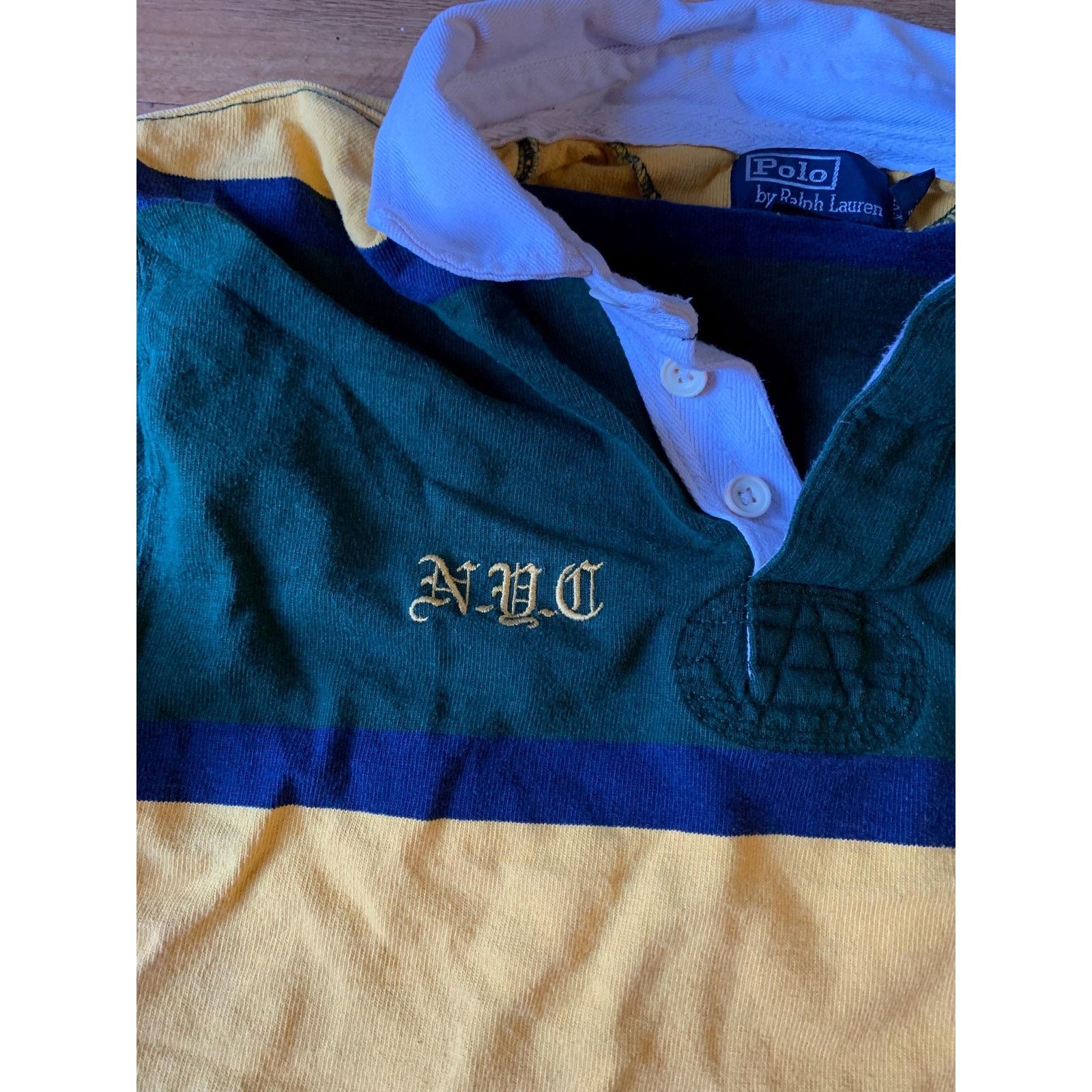 Ralph Lauren Vintage polo ralph Lauren rugby shirt size xxl 1990s 80s Size US XXL / EU 58 / 5 - 3 Thumbnail