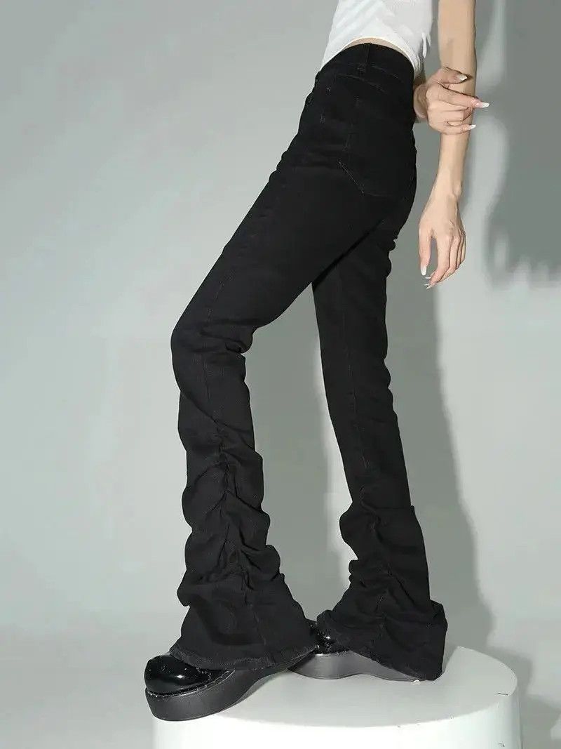 Japanese Brand Y2k Flare Jeans Size US 32 / EU 48 - 3 Thumbnail