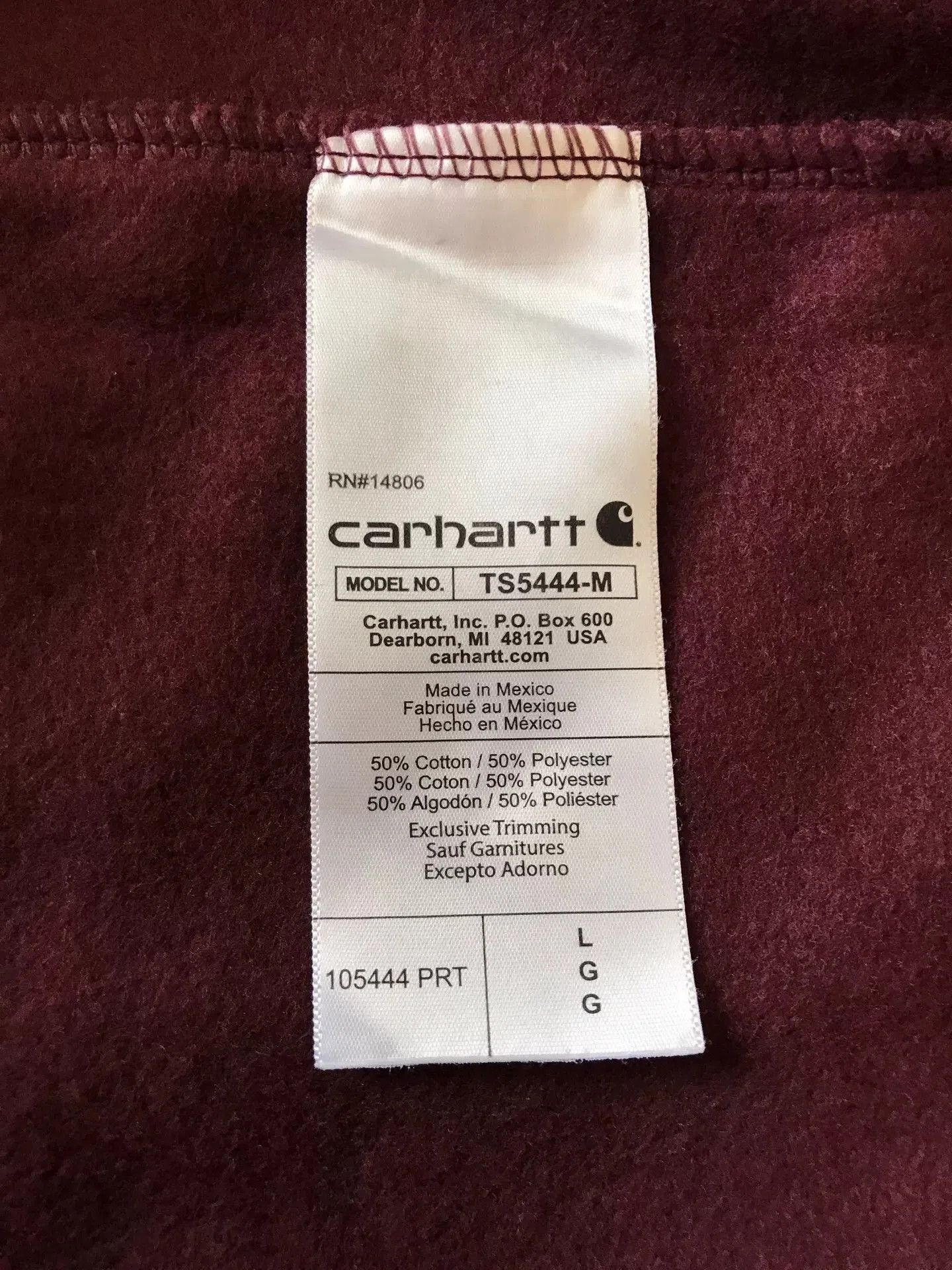 Carhartt Carhartt 105444 Crewneck Sweatshirt. Size US L / EU 52-54 / 3 - 8 Thumbnail