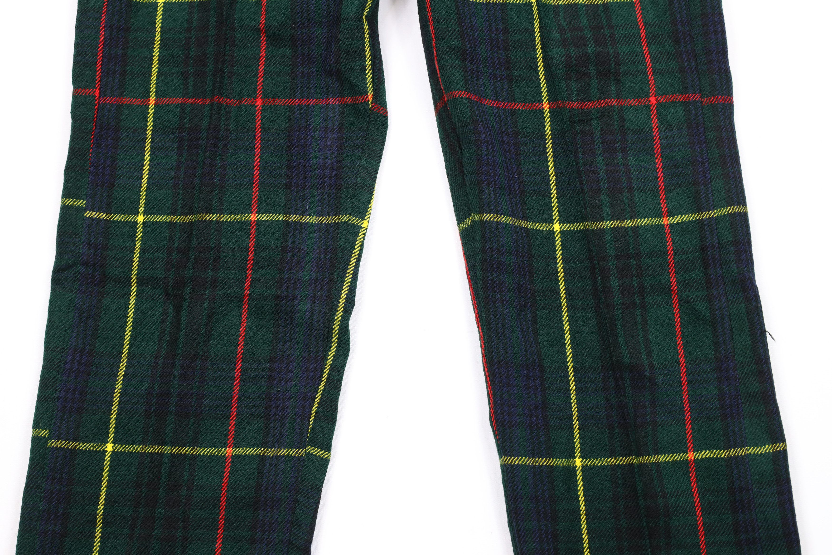 Vintage Vintage 90s Streetwear Knit Golf Chino Pants Rainbow Plaid Size US 36 / EU 52 - 3 Thumbnail