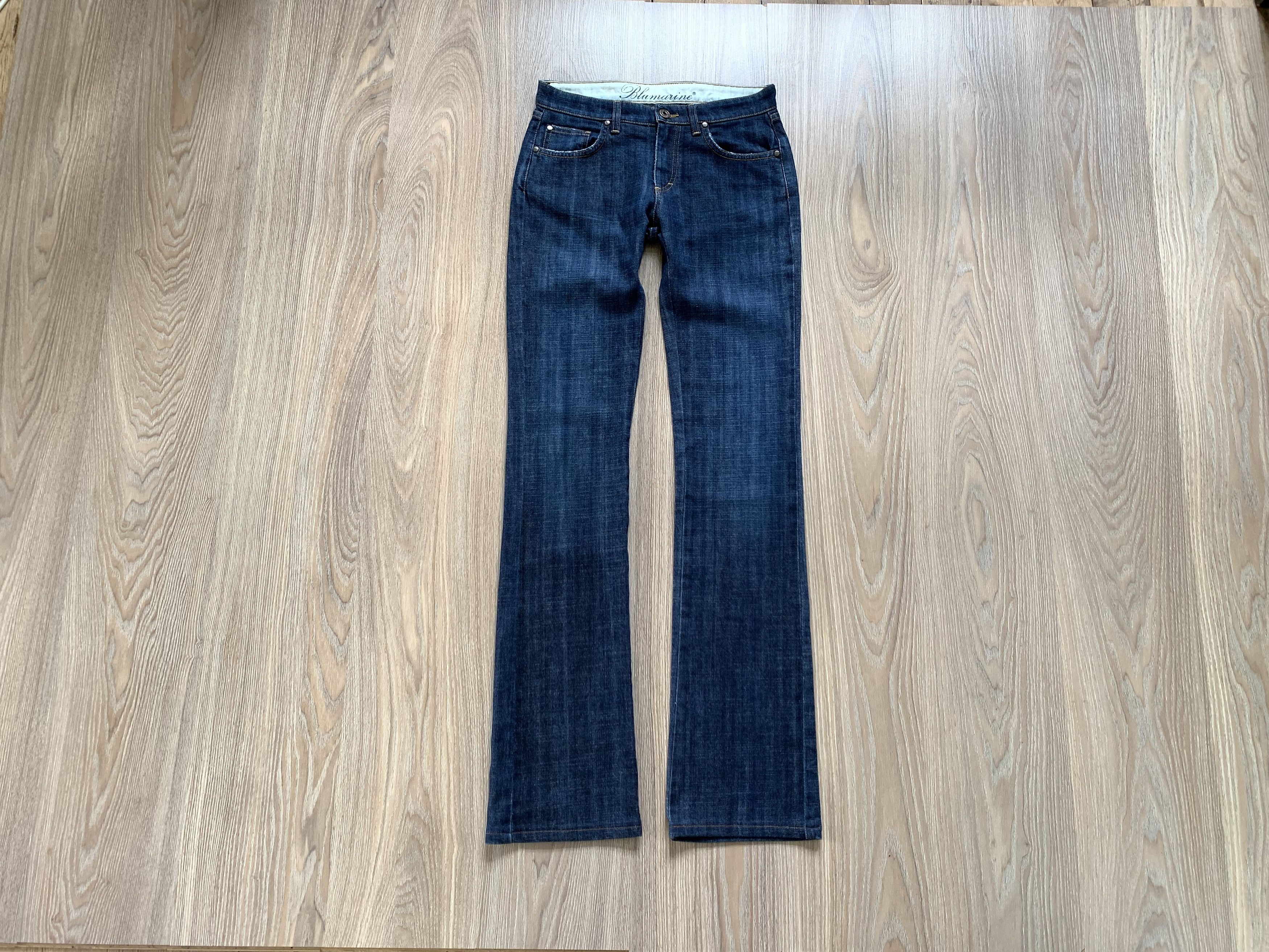 Blumarine Blumarine Blue Denim Flared Jeans Size 32" / US 10 / IT 46 - 1 Thumbnail