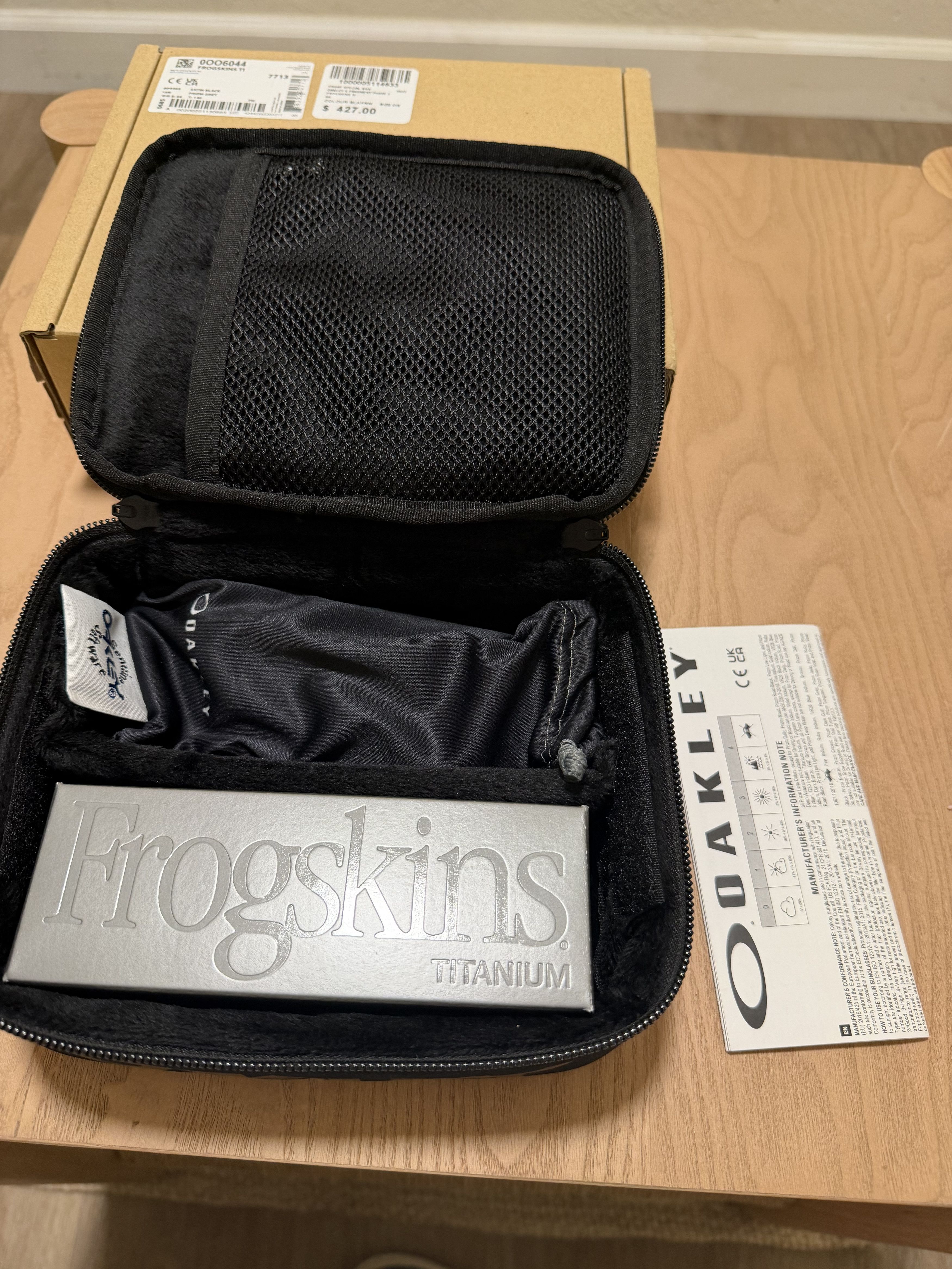 Oakley Fragment Design x Oakley Titanium Frogskin Double Set Size ONE SIZE - 5 Thumbnail