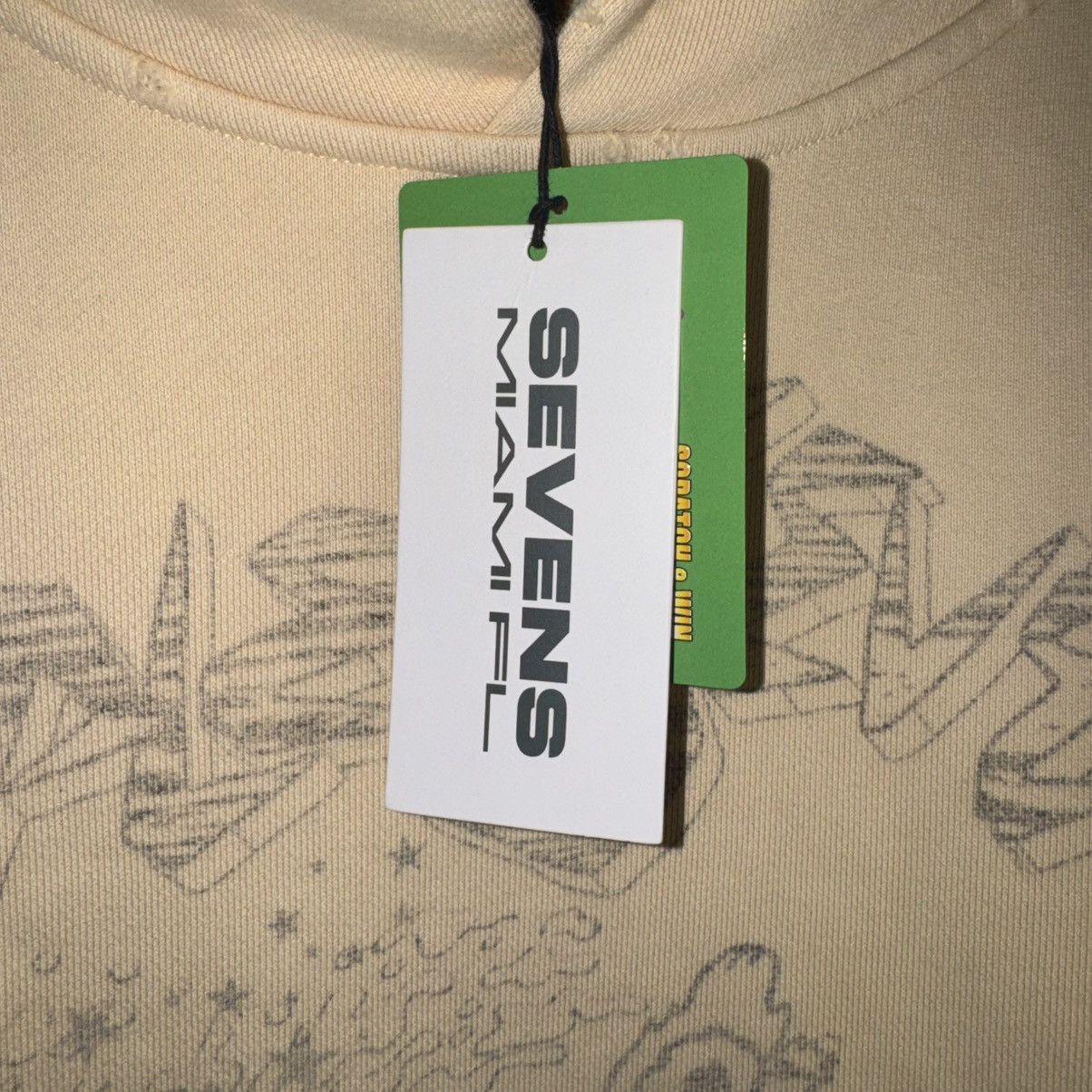 TRIPLE SEVENS Triple Sevens Surf Bear Graphic beige Hoodie Pullover Size US M / EU 48-50 / 2 - 5 Thumbnail