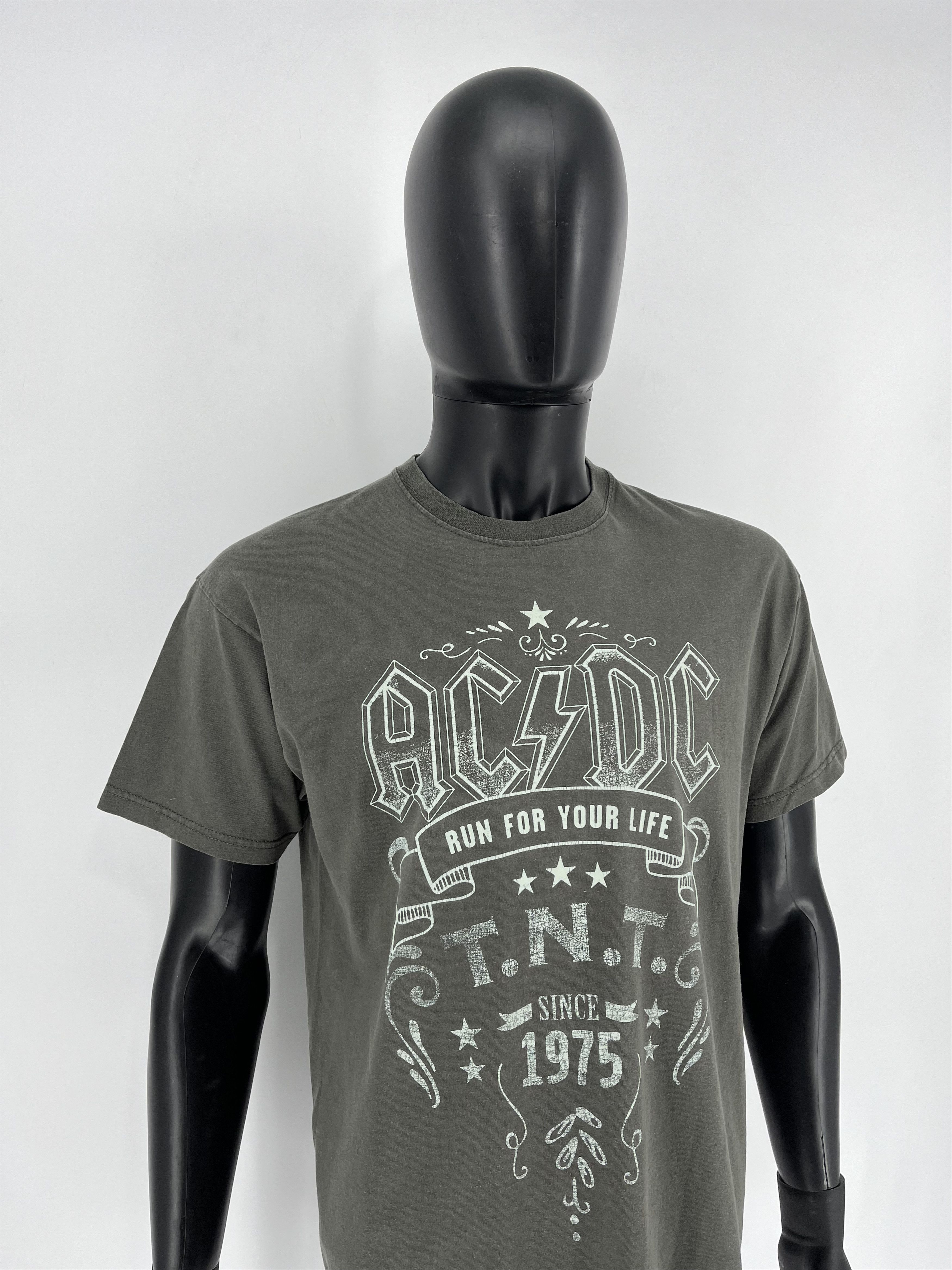 AC/DC × Band Tees Vintage ACDC Rock OF Bust T-Shirt Like Metallica Slayer Size US L / EU 52-54 / 3 - 1 Thumbnail