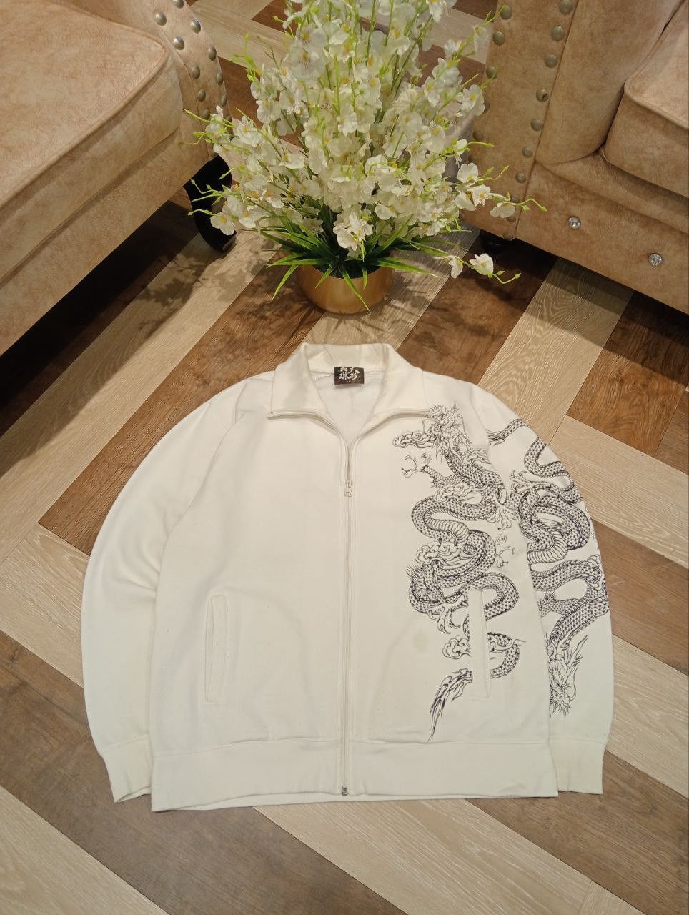 Japanese Brand VINTAGE JAPANESE SUKAJAN DRAGON JACKET Size US L / EU 52-54 / 3 - 8 Thumbnail