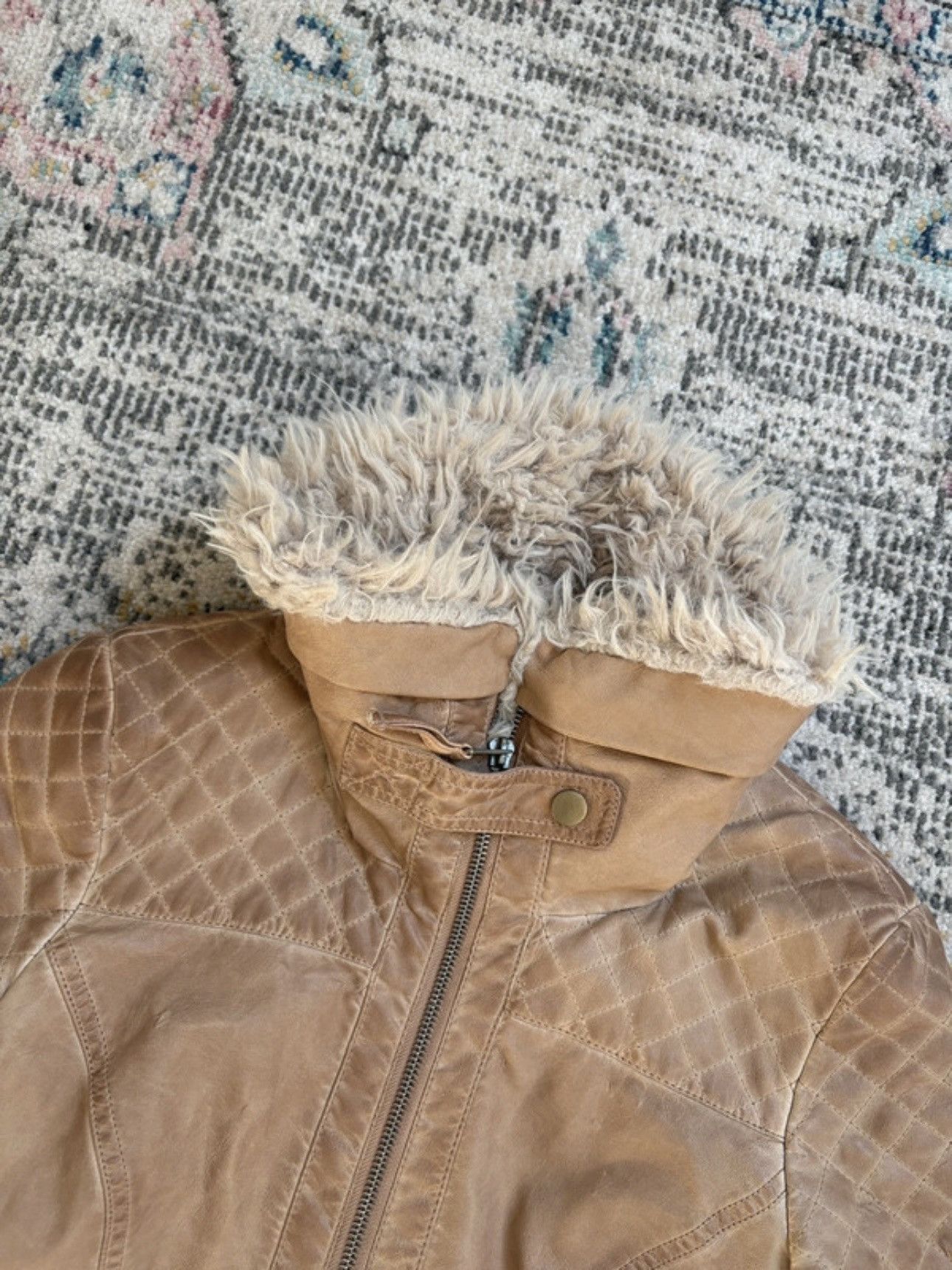Japanese Brand Vintage Y2K Motorcycle Fur Collar Avantgarde Jacket Size US M / EU 48-50 / 2 - 14 Thumbnail