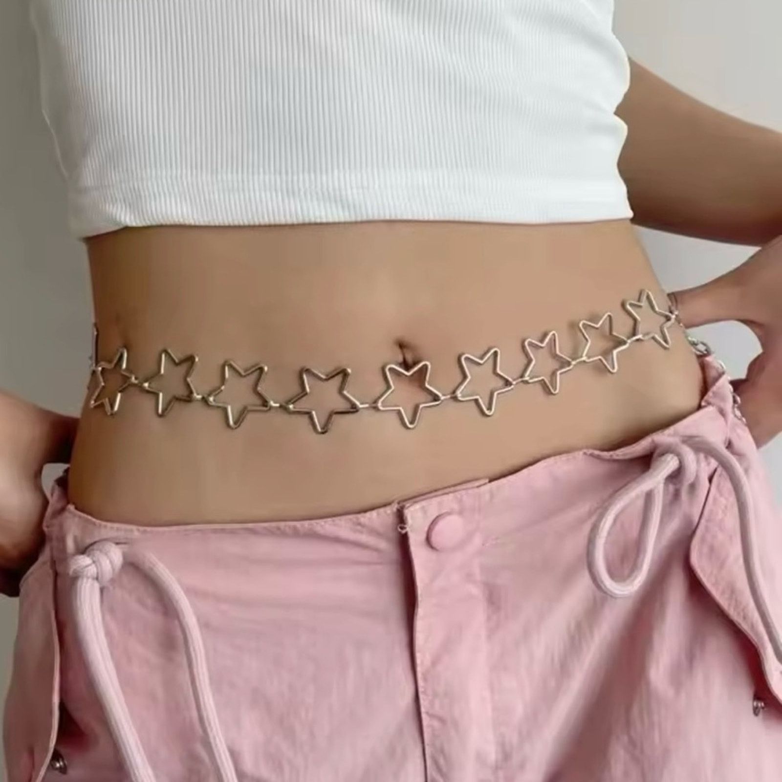 Other Waist Retro Starts Celestial Belt Stars Dress Waist Chain Size ONE SIZE - 1 Thumbnail
