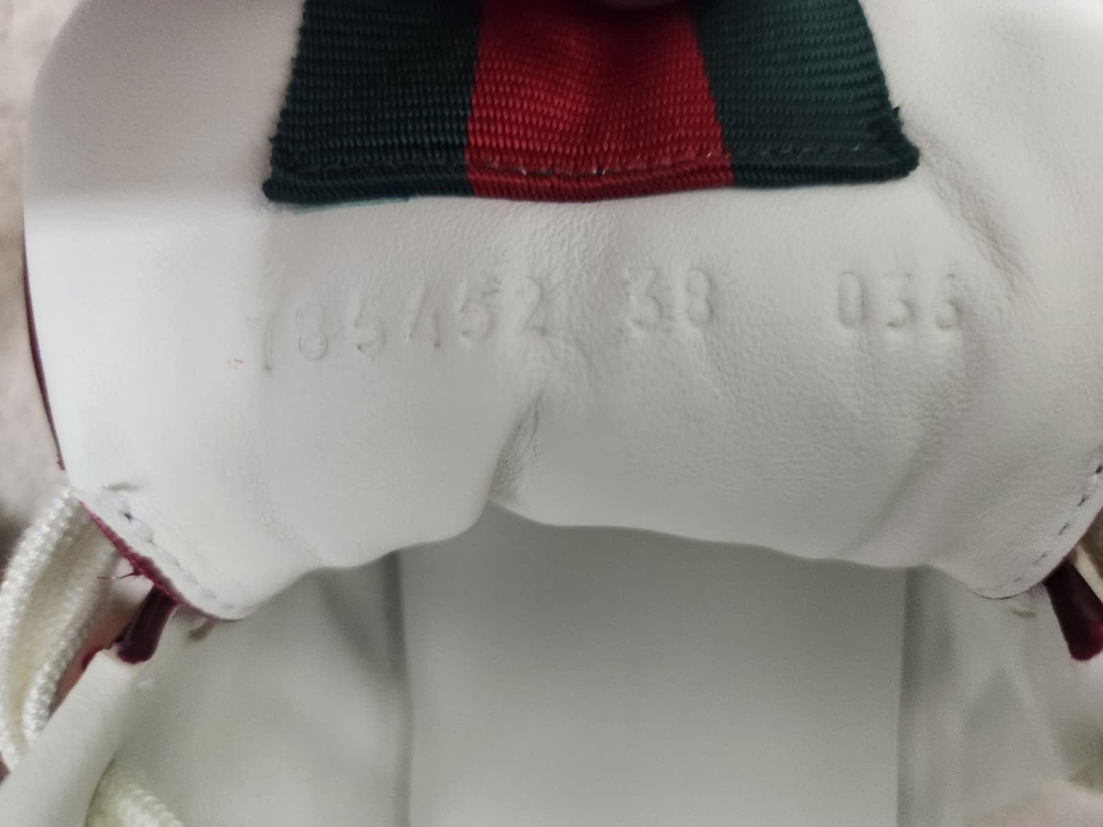 Gucci Gucci Re-Web sneaker in Rosso Ancora red GG canvas Size US 8 / IT 38 - 10 Thumbnail