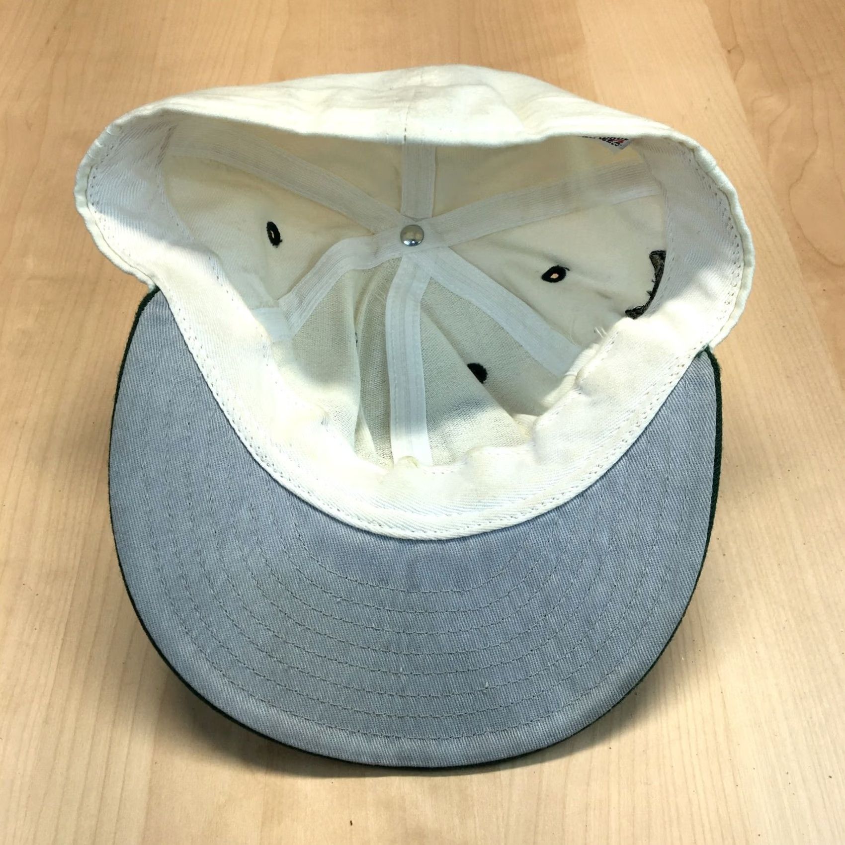 New Era VINTAGE New Era Jaguar Cars Hat Mens 7 1/4 White USA 5950 Pro Model Wool Racing Baseball Cap 90s Cars USA Mens Size ONE SIZE - 5 Thumbnail