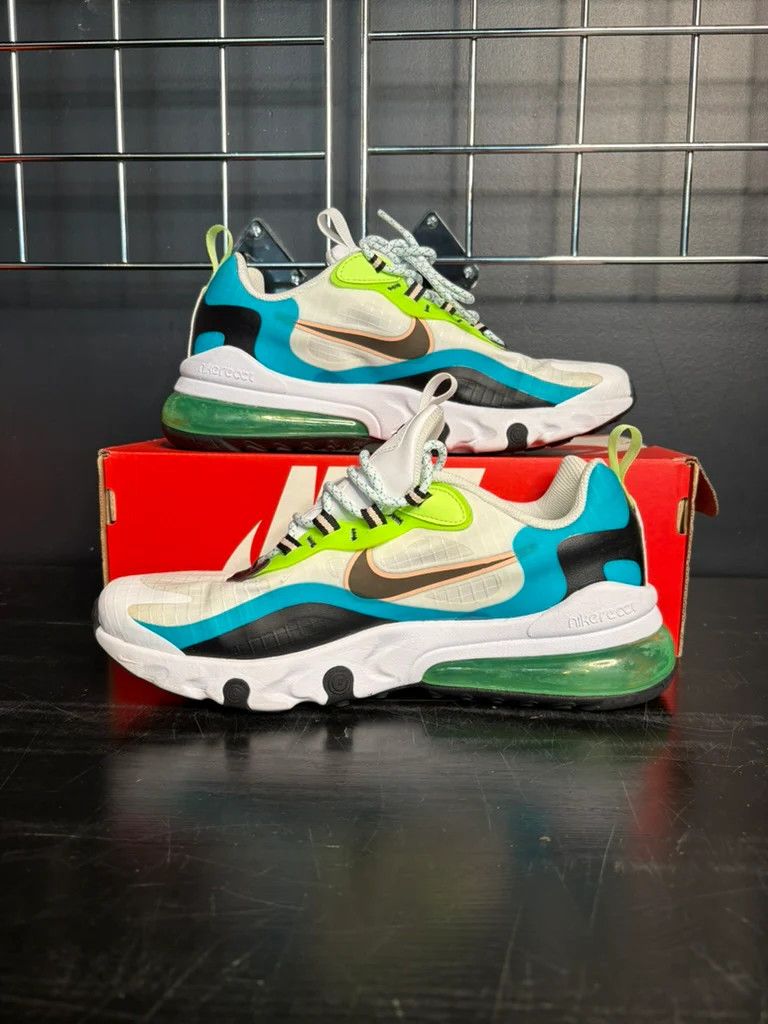 Nike Nike Air Max 270 "React" (Ghost Green) (GS) **PRE-OWNED** Size US 7 / EU 40 - 2 Thumbnail