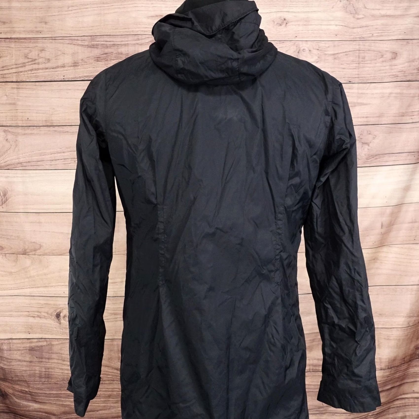 Vintage Columbia Jacket Mens M Black Rain Coat Hooded Full Zip Lined Anorak Parka - Retained all details Size US M / EU 48-50 / 2 - 4 Thumbnail