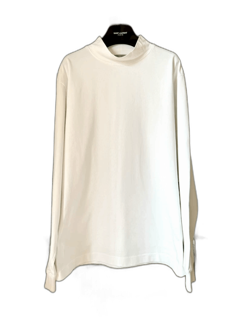 dior 22ss white turtleneck sweatshirt