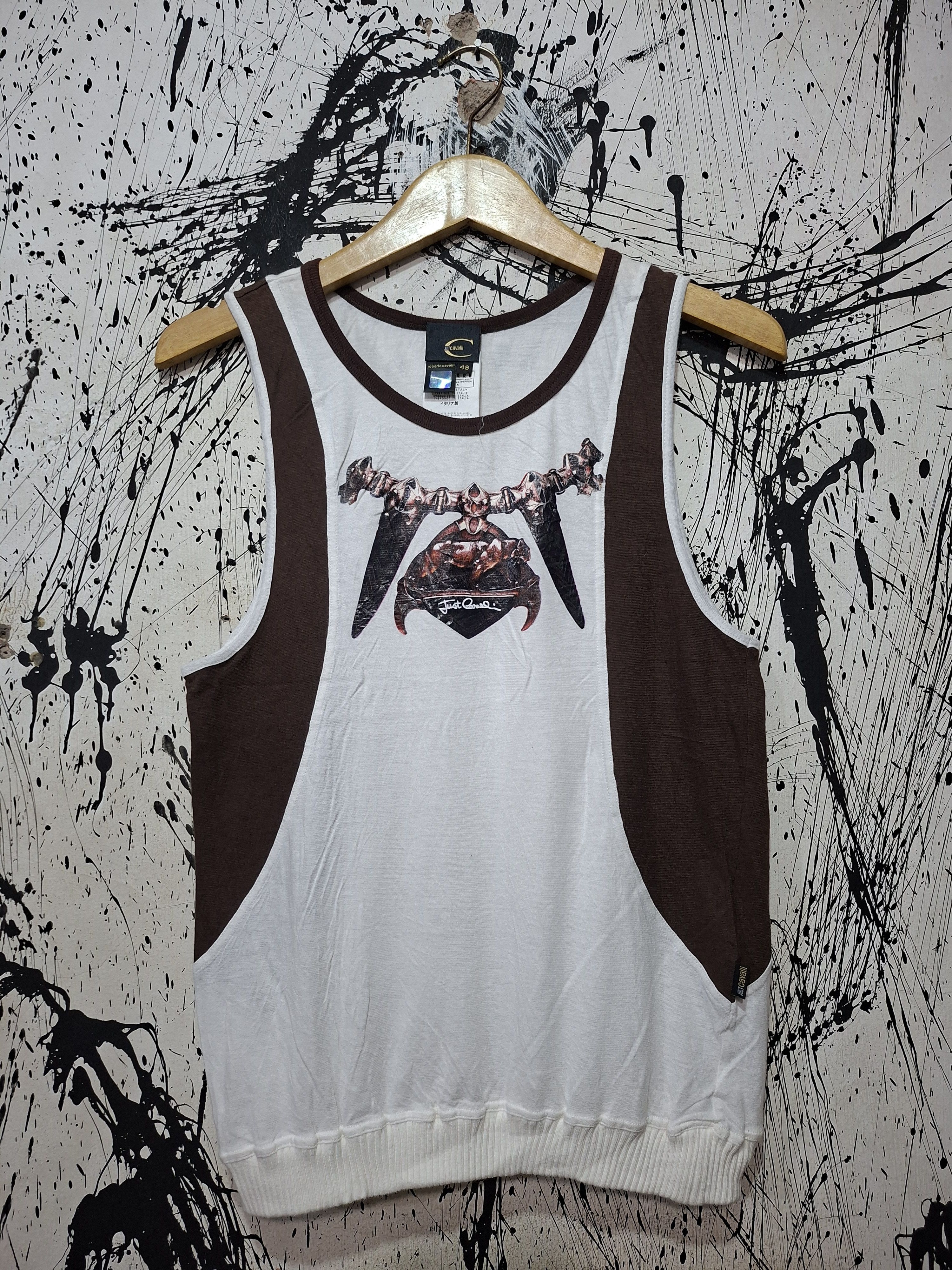 Roberto Cavalli ROBERTO CAVALLI GRAPHIC PRINT TANK TOP Size US M / EU 48-50 / 2 - 1 Thumbnail