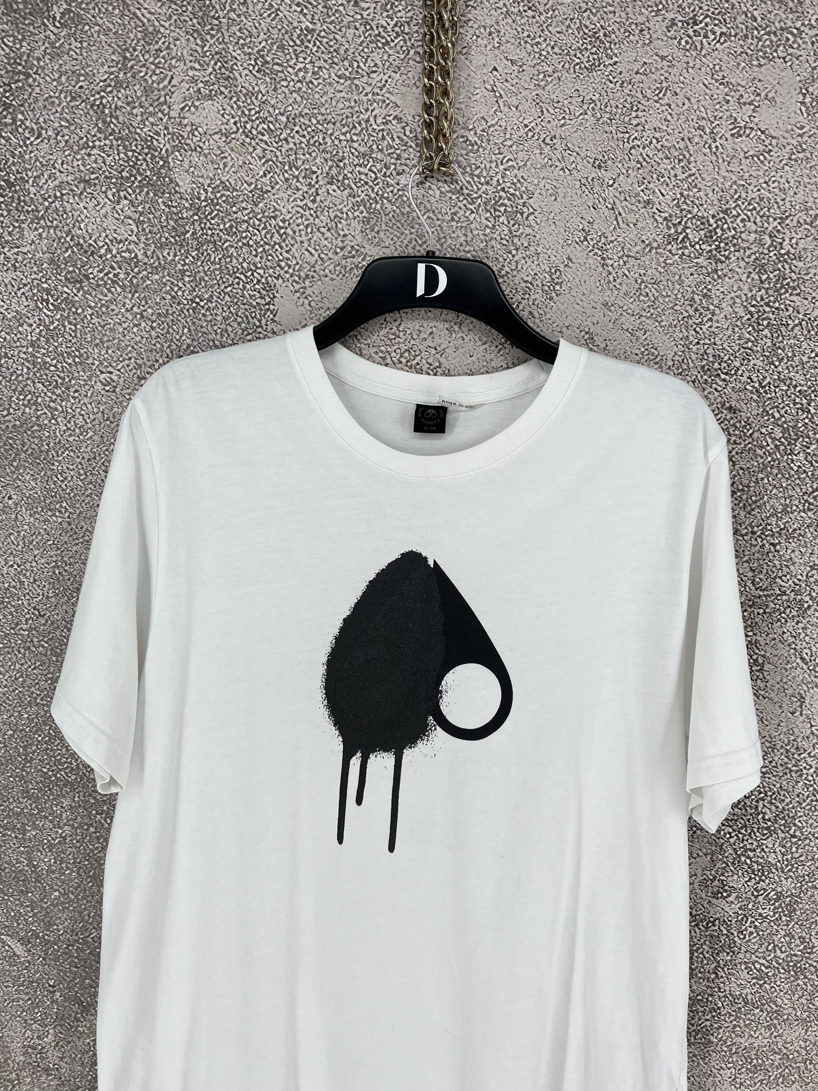 Moose Knuckles Moose Knuckles Augustine T-shirt White With Logo Print Size US XL / EU 56 / 4 - 6 Thumbnail