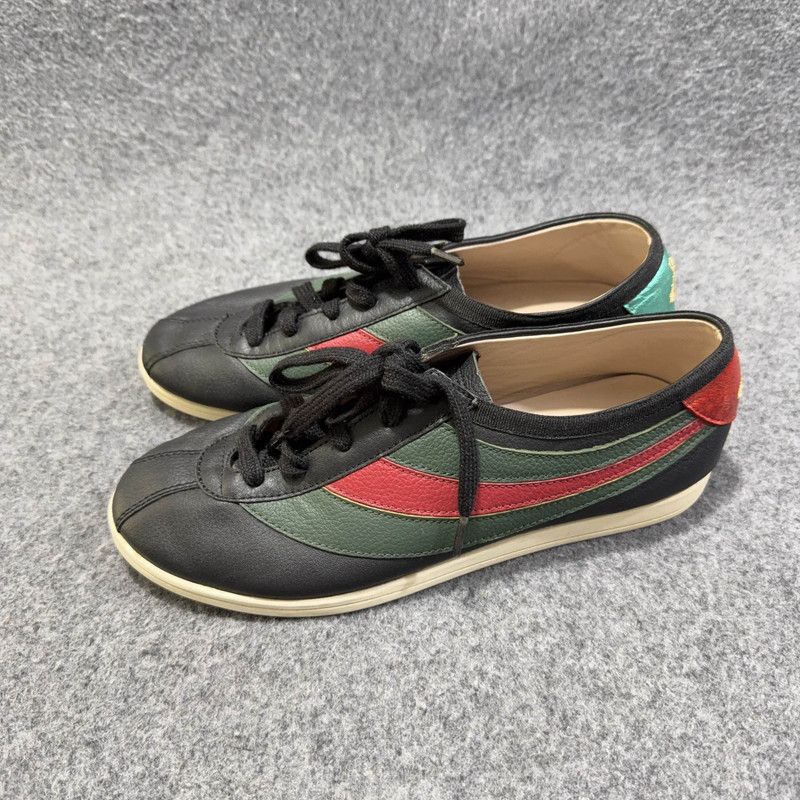 Gucci Falacer Leather Low-Top Fashion Sneakers