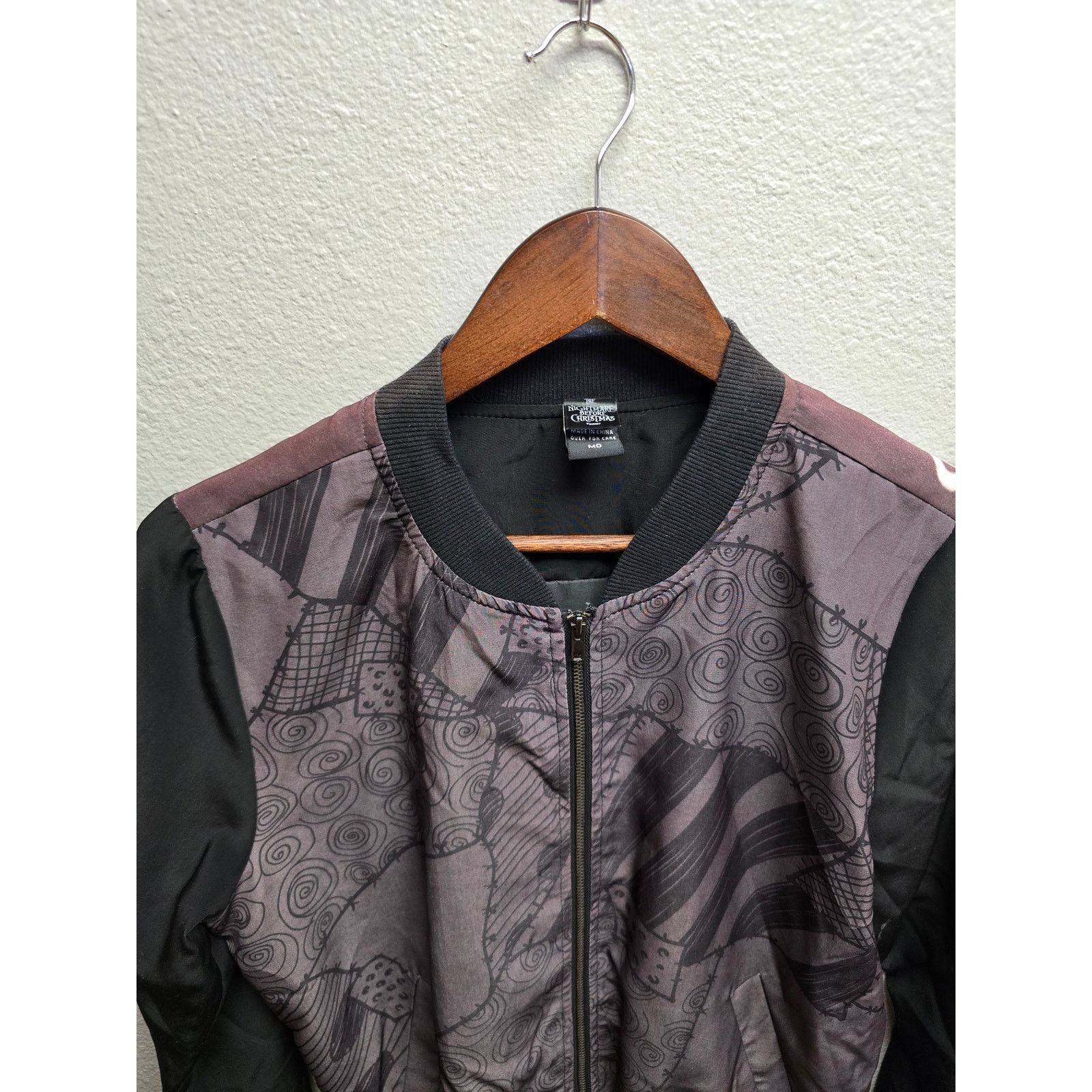 Other Nightmare Before Christmas Black Bomber Jacket Sally Print Size M / US 6-8 / IT 42-44 - 3 Thumbnail