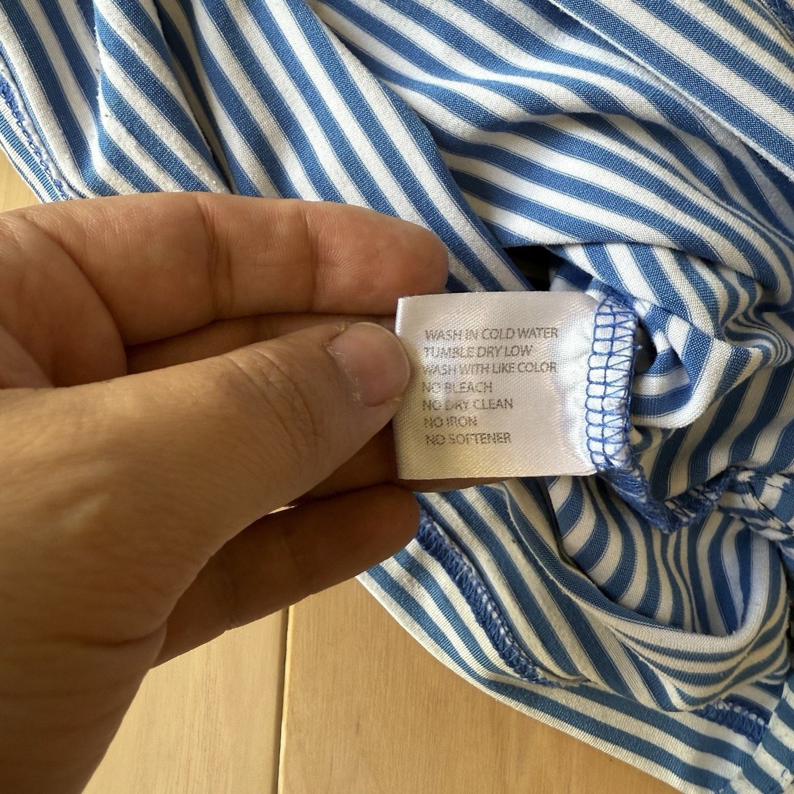 Other Rhoback Polo Shirt M Blue White Striped Golf Tennis Size US M / EU 48-50 / 2 - 5 Thumbnail