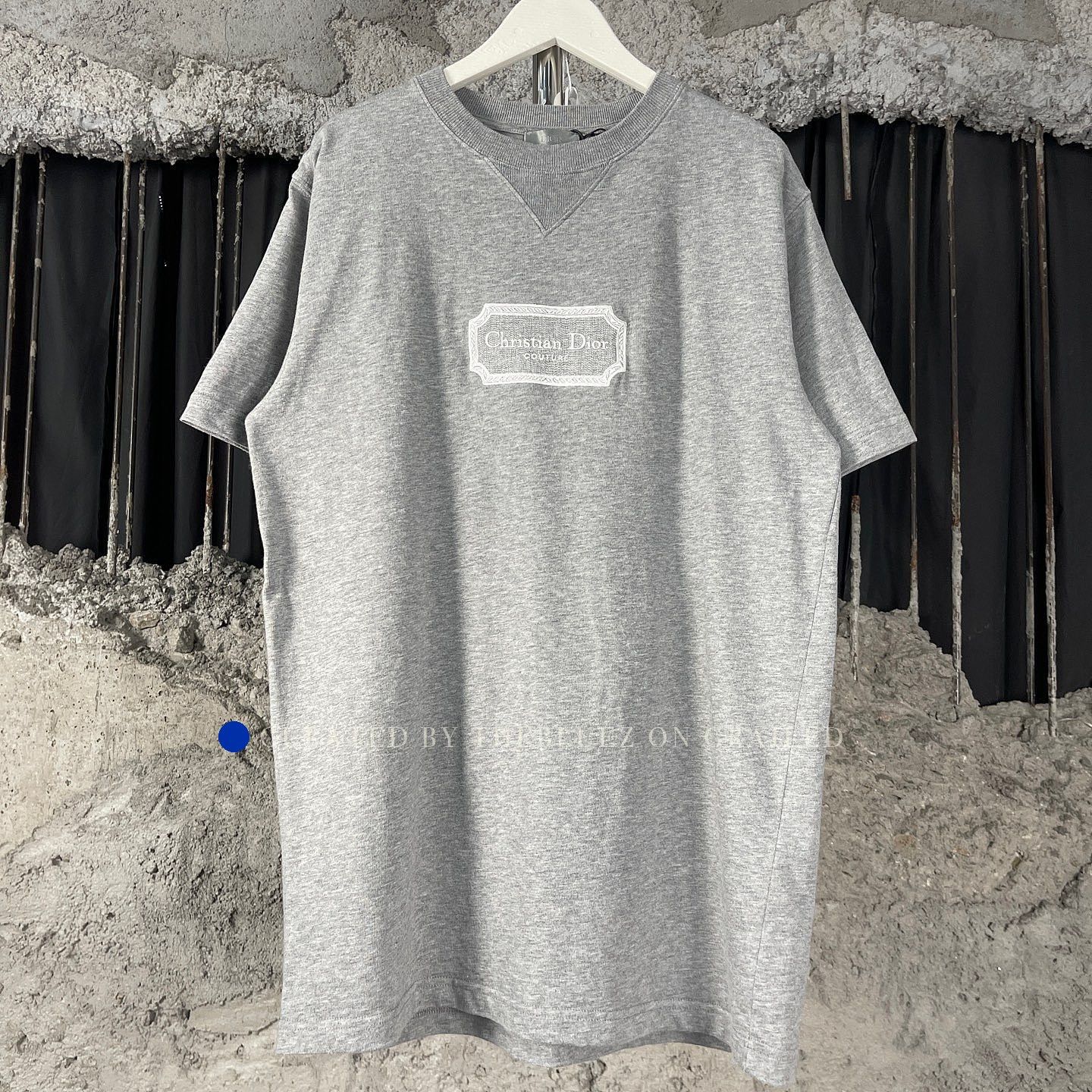 Dior Gray Logo T-Shirt in Size XS Size US XS / EU 42 / 0 - 1 Thumbnail