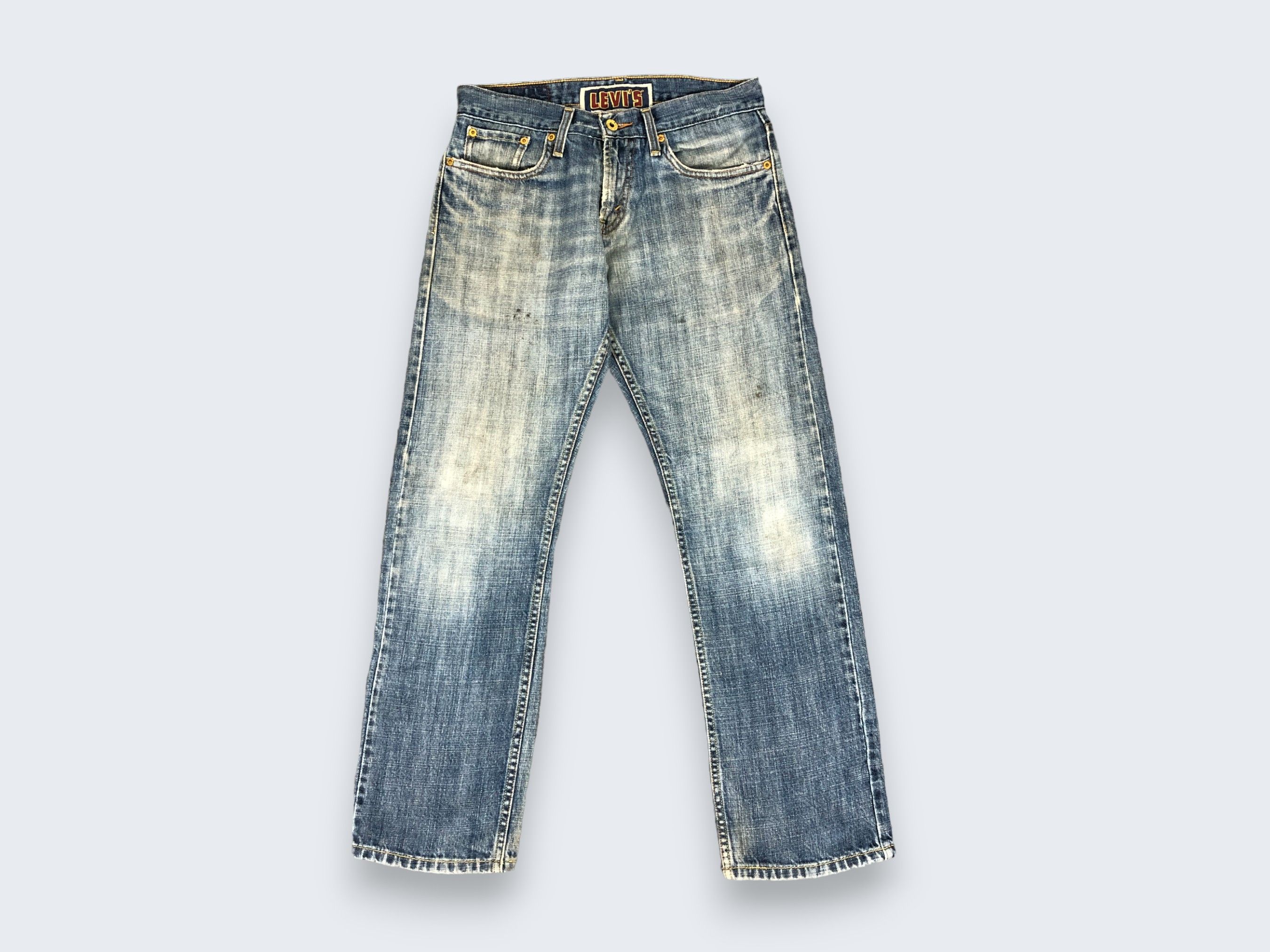 Levi's × Vintage Womens Vintage Levis 514 Jeans Slim Straight L893W Size 30" / US 8 / IT 44 - 1 Thumbnail