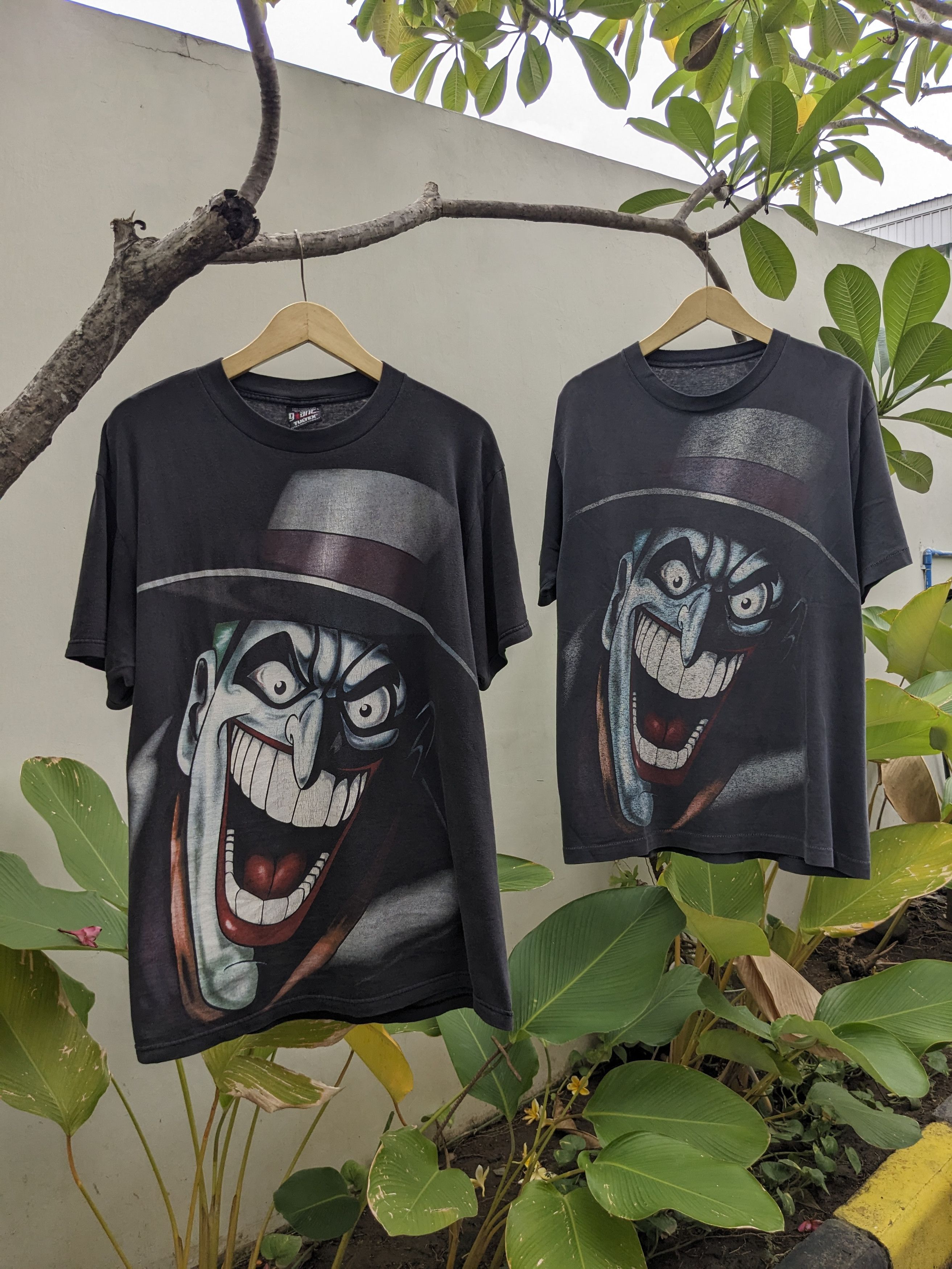 DC Comics Rare Vintage 90s Batman Animated Series Joker Big Face Size US L / EU 52-54 / 3 - 2 Thumbnail