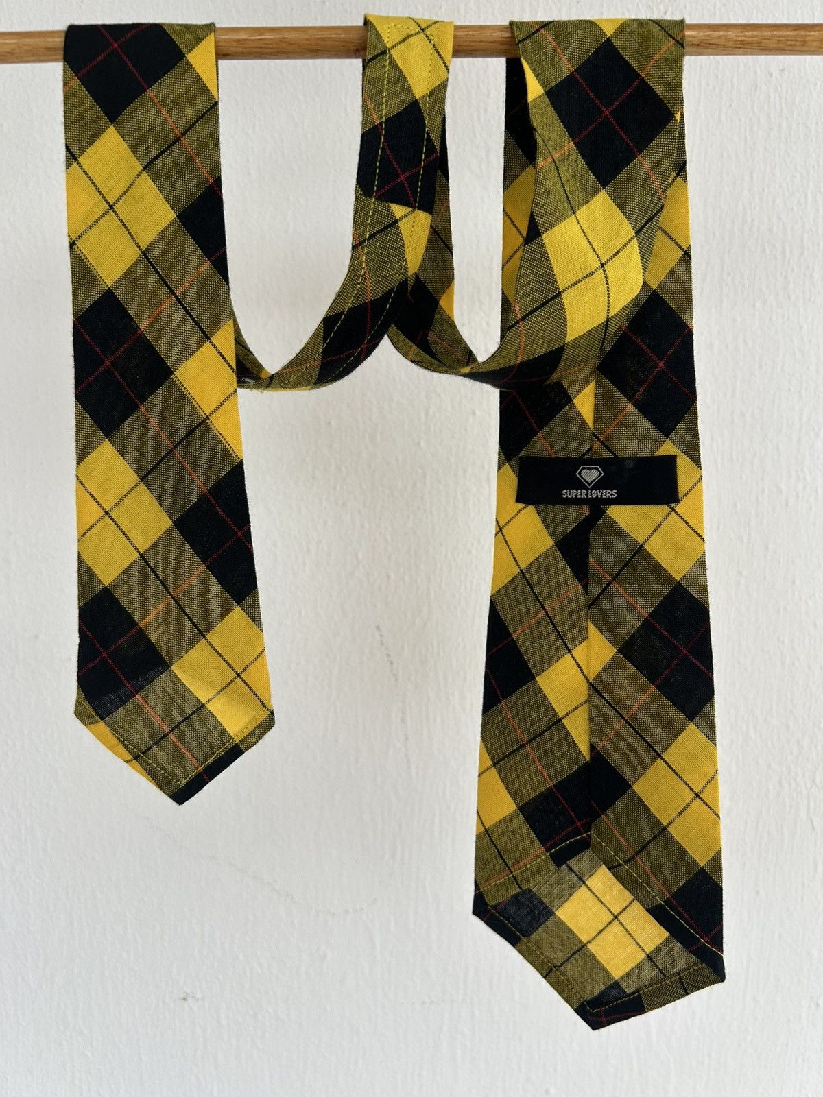 Japanese Brand Super Lovers Punk Vintage Tie Size ONE SIZE - 2 Thumbnail