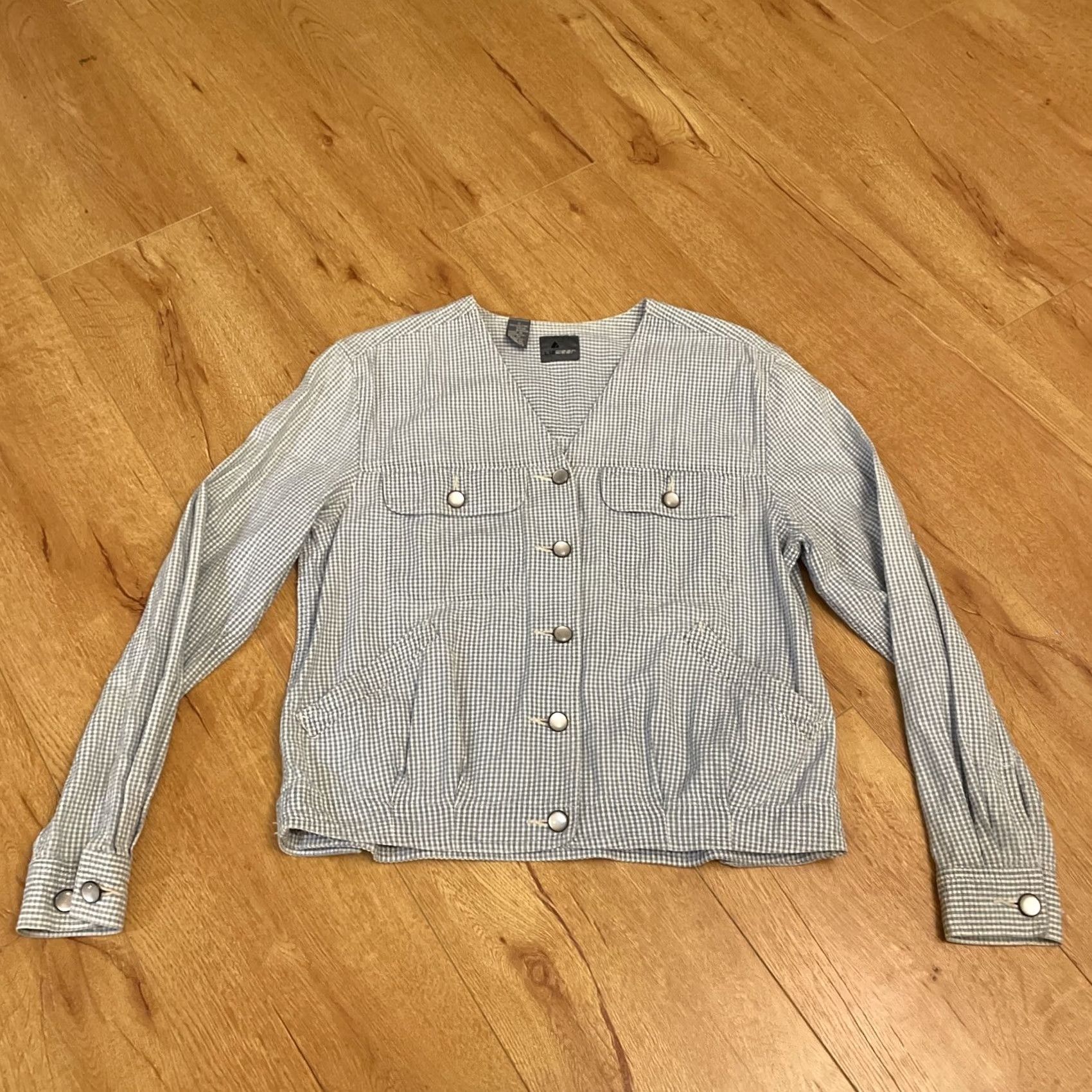 Vintage VINTAGE LizWear Jacket Coat S Boho Cotton Blue S Adults Womens Girls Mens Size S / US 4 / IT 40 - 7 Thumbnail