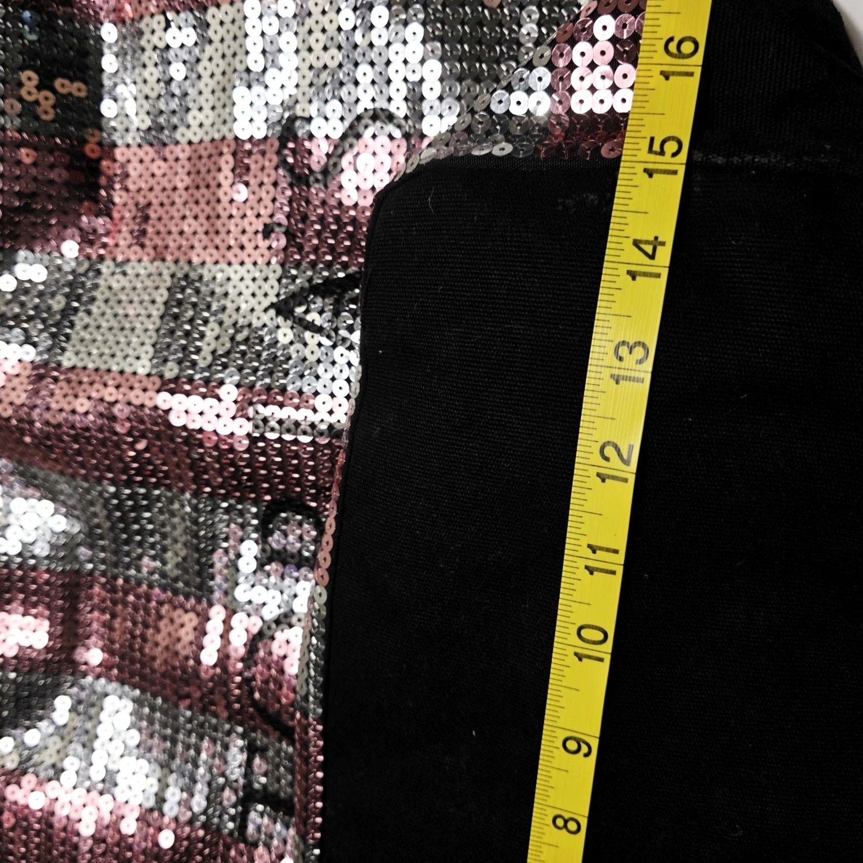 Victoria's Secret Victoria's Secret Tote Large Zip Shoulder Bag Sequin Striped Pink Weekender Bag Beach Classic Love Womens Size ONE SIZE - 7 Thumbnail