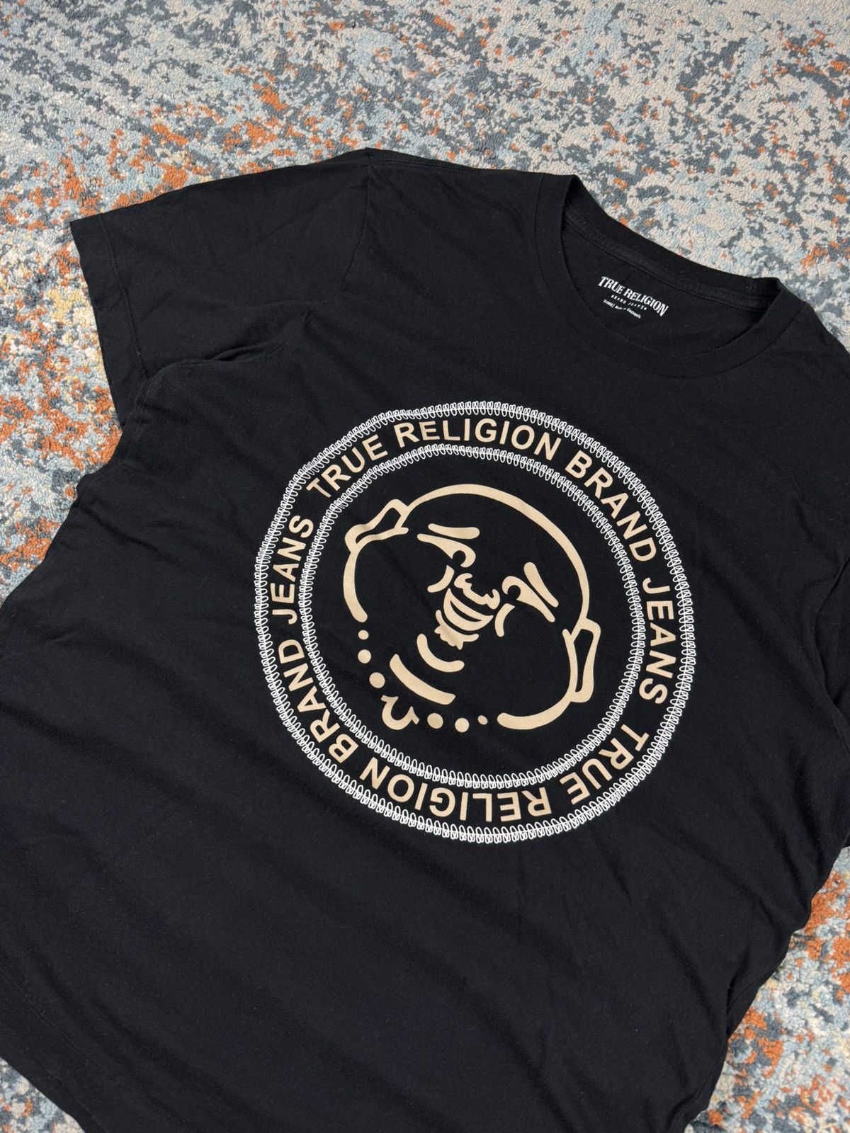 True Religion True Religion Buddha face graphic tee chief keef sosa y2k Size US XL / EU 56 / 4 - 3 Thumbnail