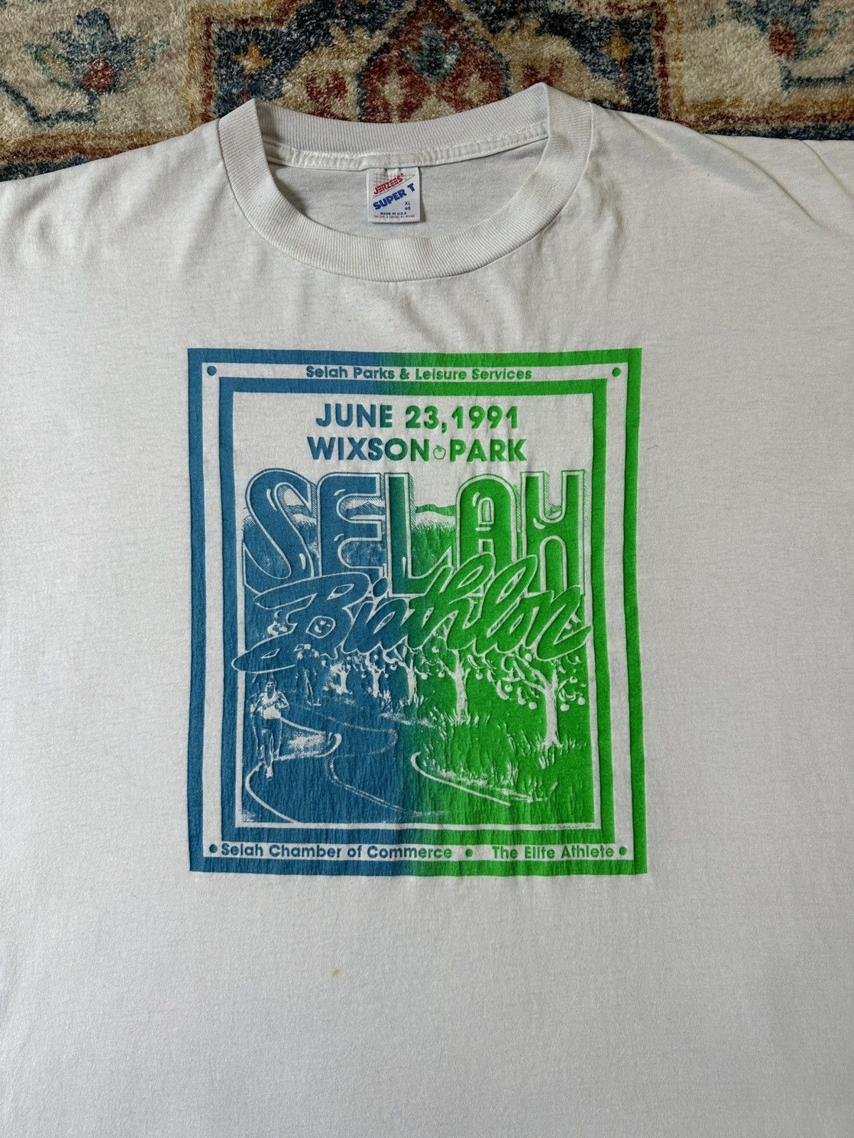 Vintage Vintage Selah Biathlon T-shirt Size XL Size US XL / EU 56 / 4 - 4 Thumbnail