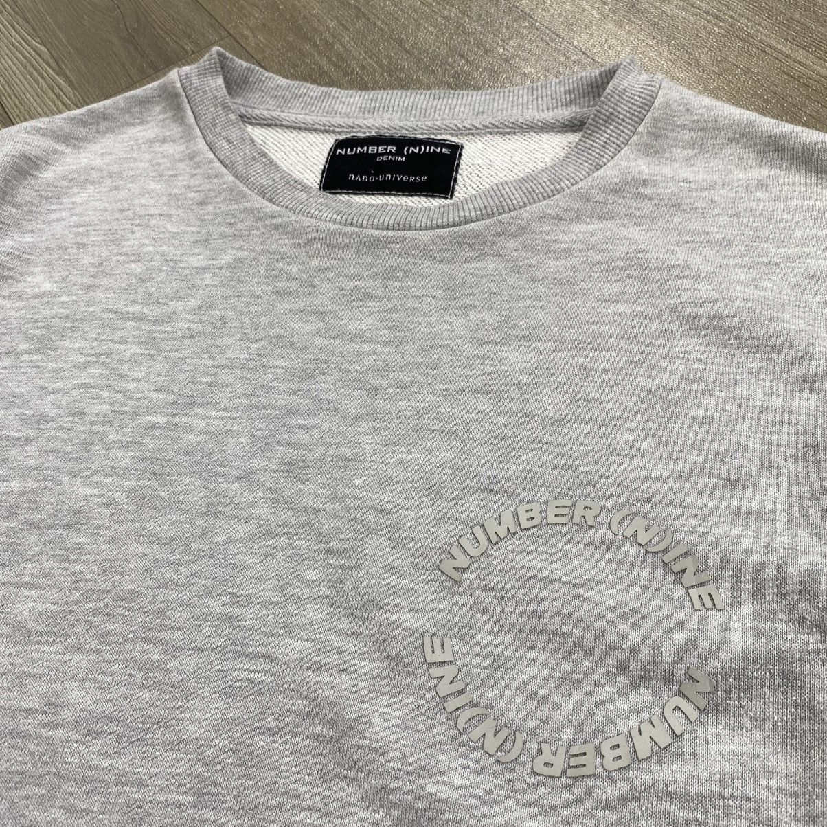 Number (N)ine 2000s Number (N)ine Spell Out Logo Tapped Pocket Sweatshirt Size US M / EU 48-50 / 2 - 7 Thumbnail