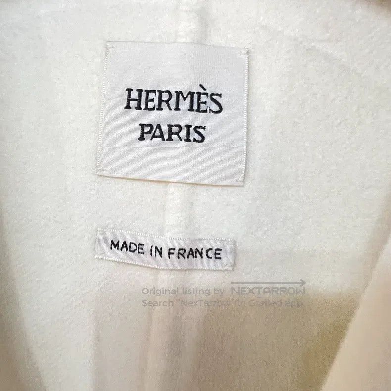 Hermes Hermes White Cashmere Sleeveless Vest Jacket Size XXS / US 00 / IT 34 - 4 Thumbnail