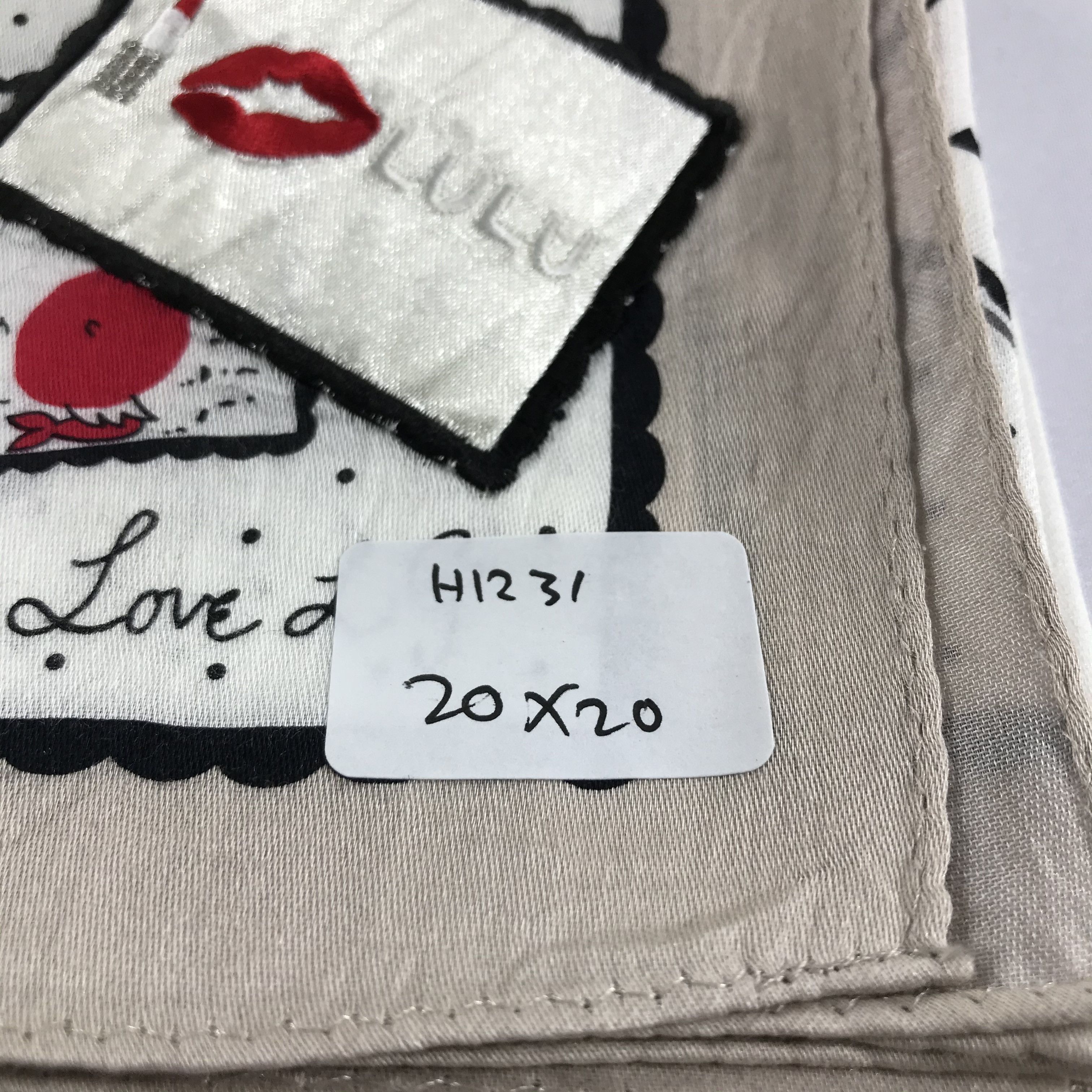 Vintage Lulu Guinness Handkerchief Neckerchief Bandana H1231 Size ONE SIZE - 5 Thumbnail