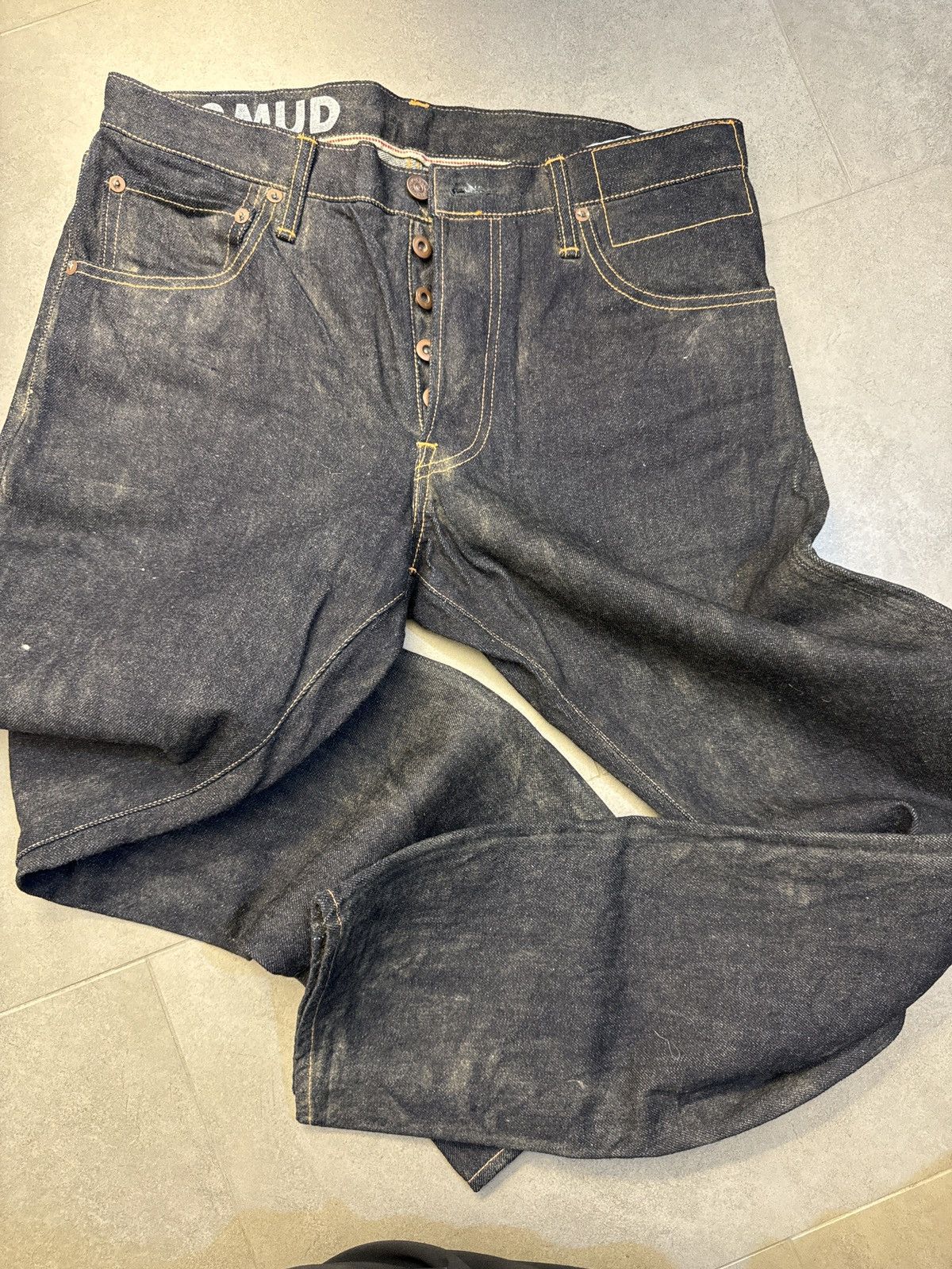 Visvim Social Sculpture 01 Slim Raw Mud OD | Grailed